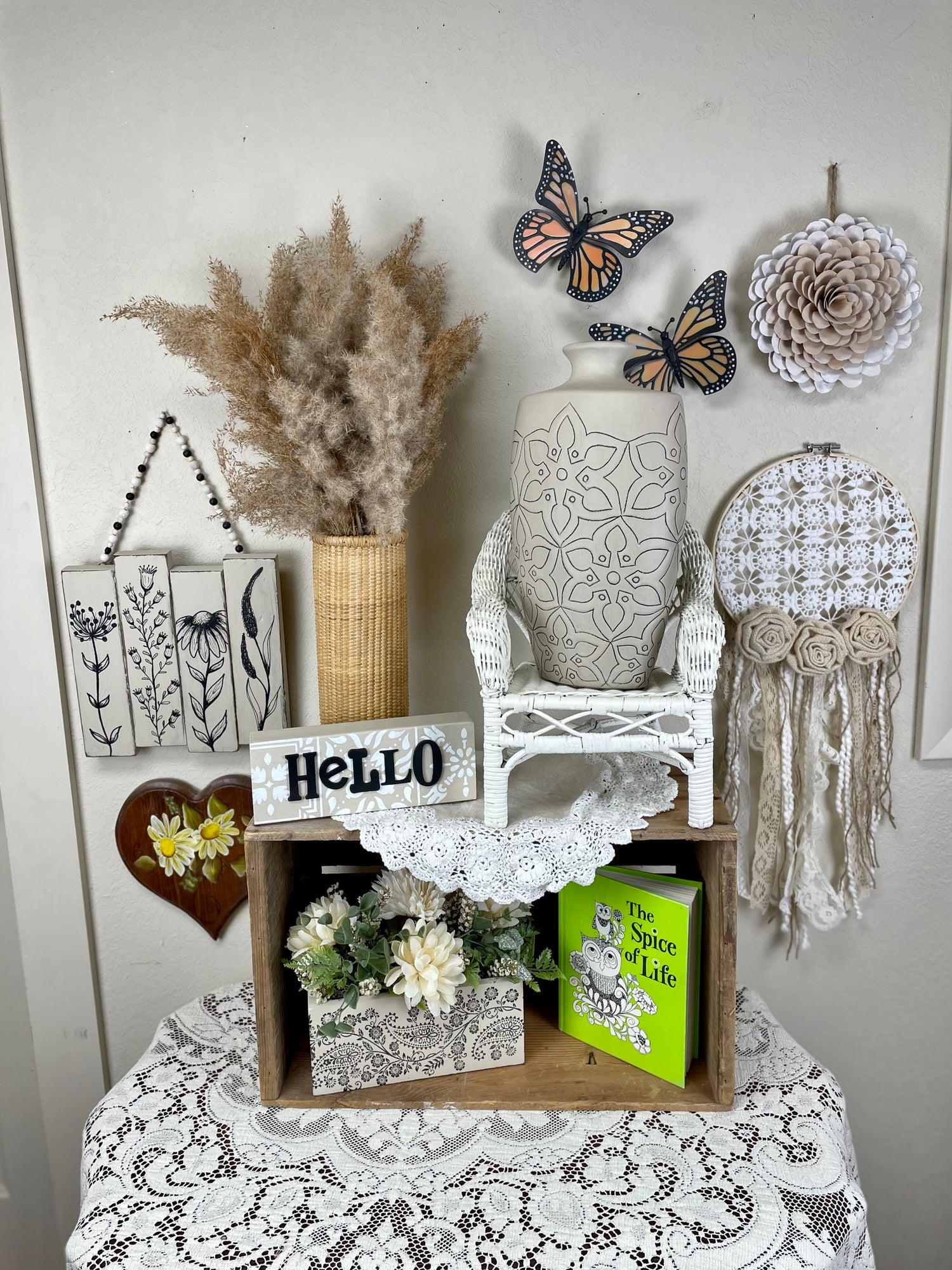Painted & Upcycled Decor