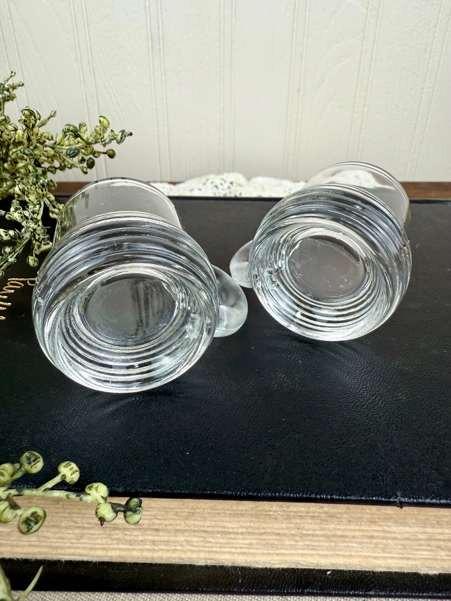 Vintage Set of Beer Belly Shot Glasses