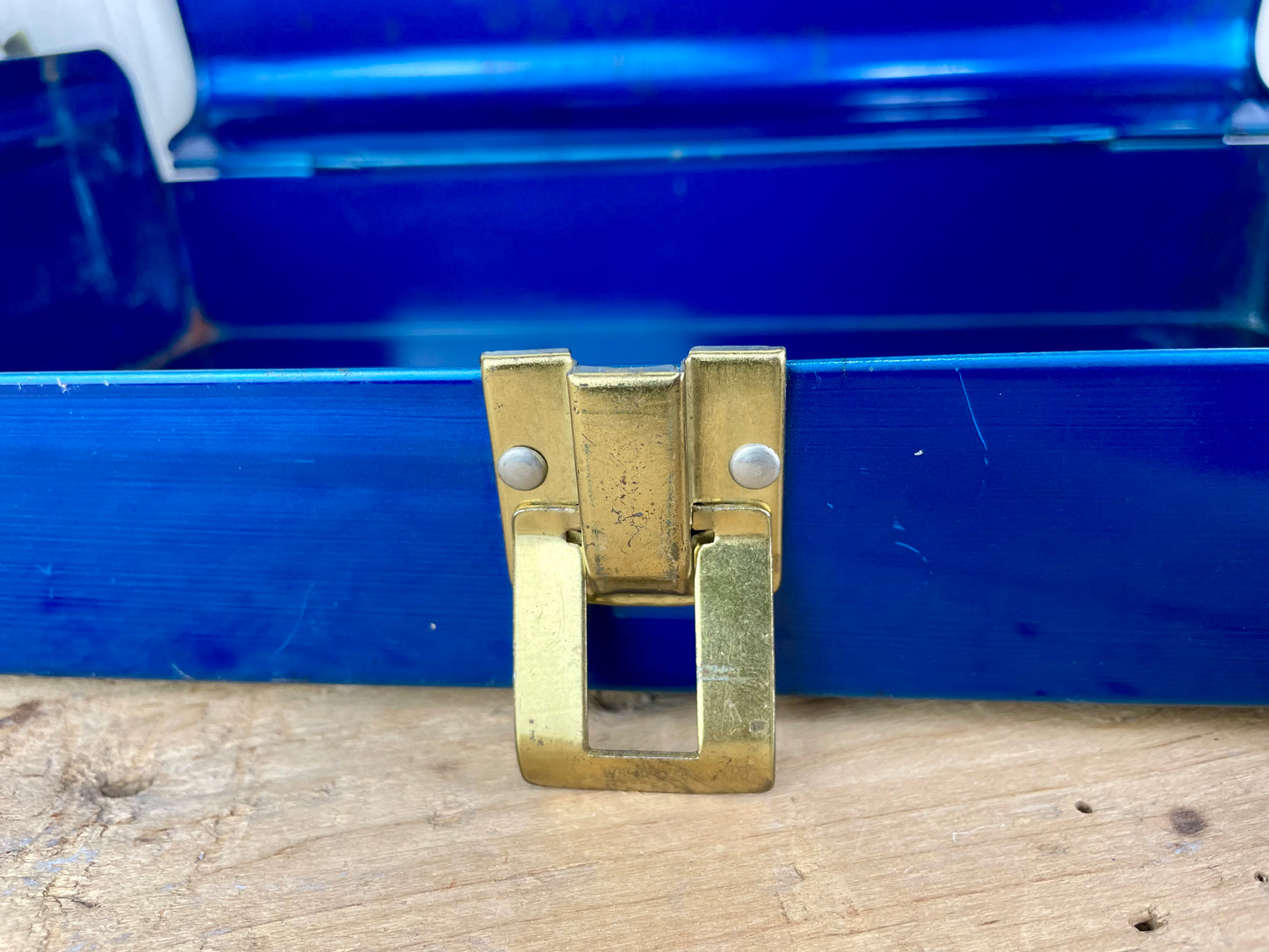 Vintage Metal Bernz-O-Matic Blue Toolbox
