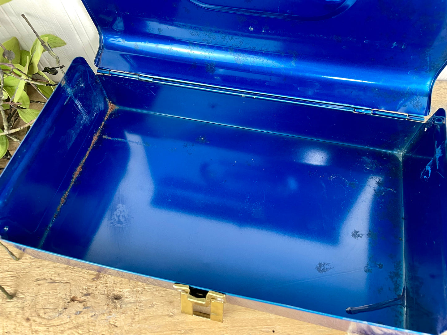 Vintage Metal Bernz-O-Matic Blue Toolbox