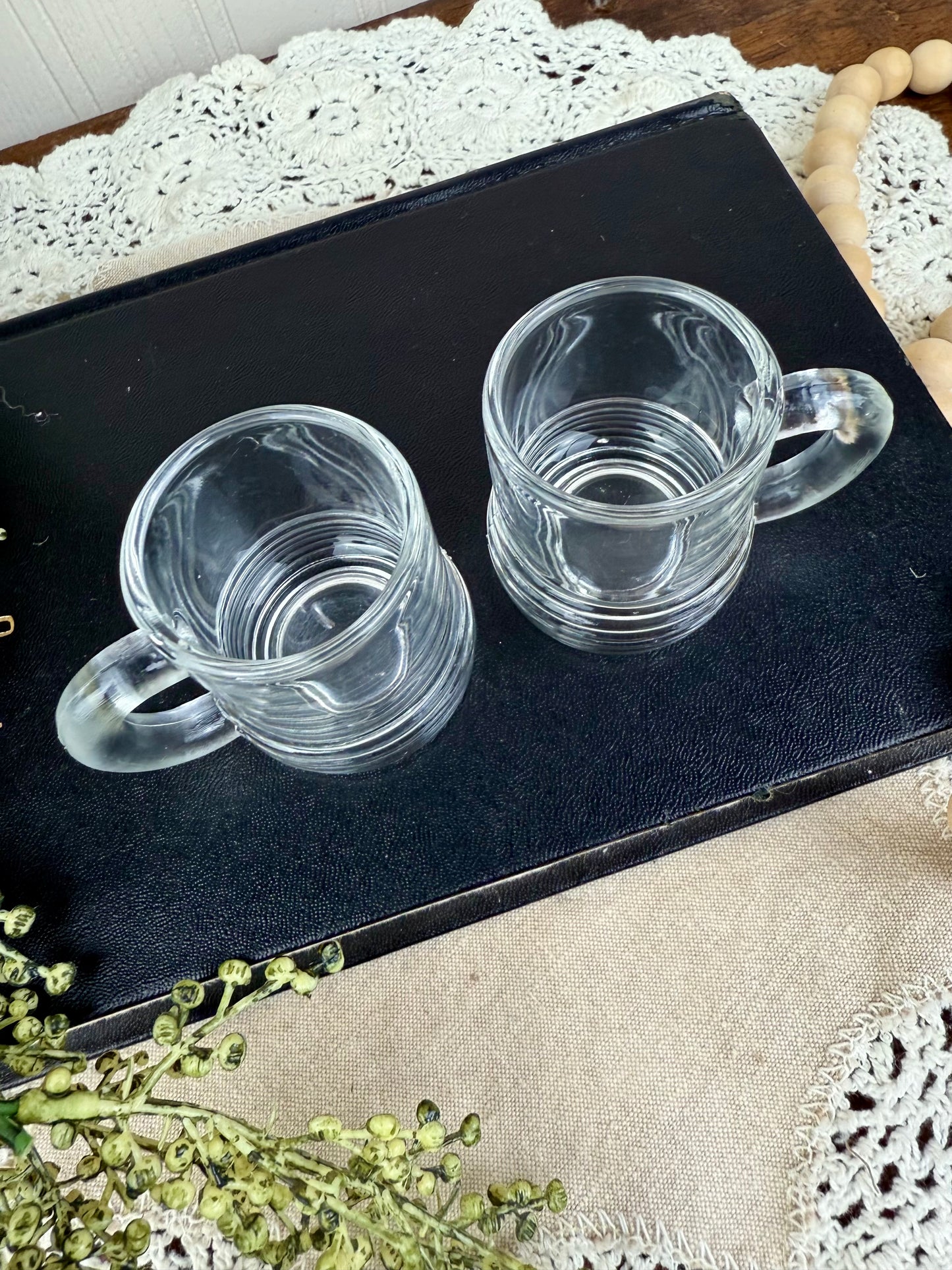 Vintage Set of Beer Belly Shot Glasses