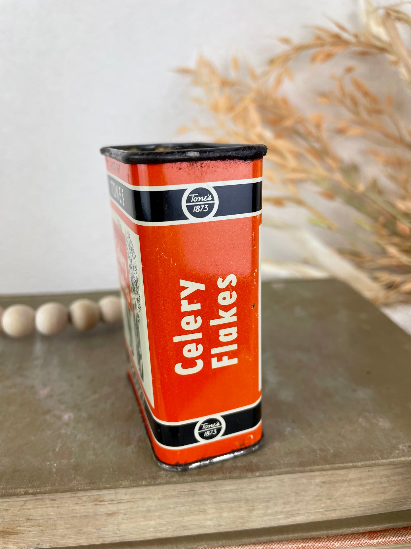 Vintage 1950’s Tone’s Spice Tin- Celery Flakes