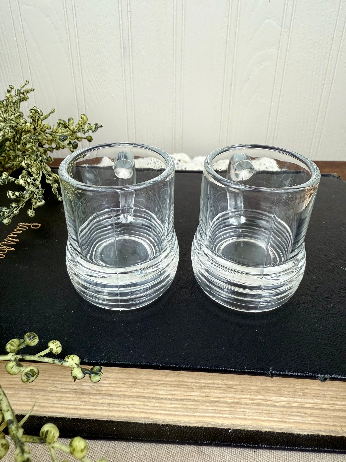 Vintage Set of Beer Belly Shot Glasses