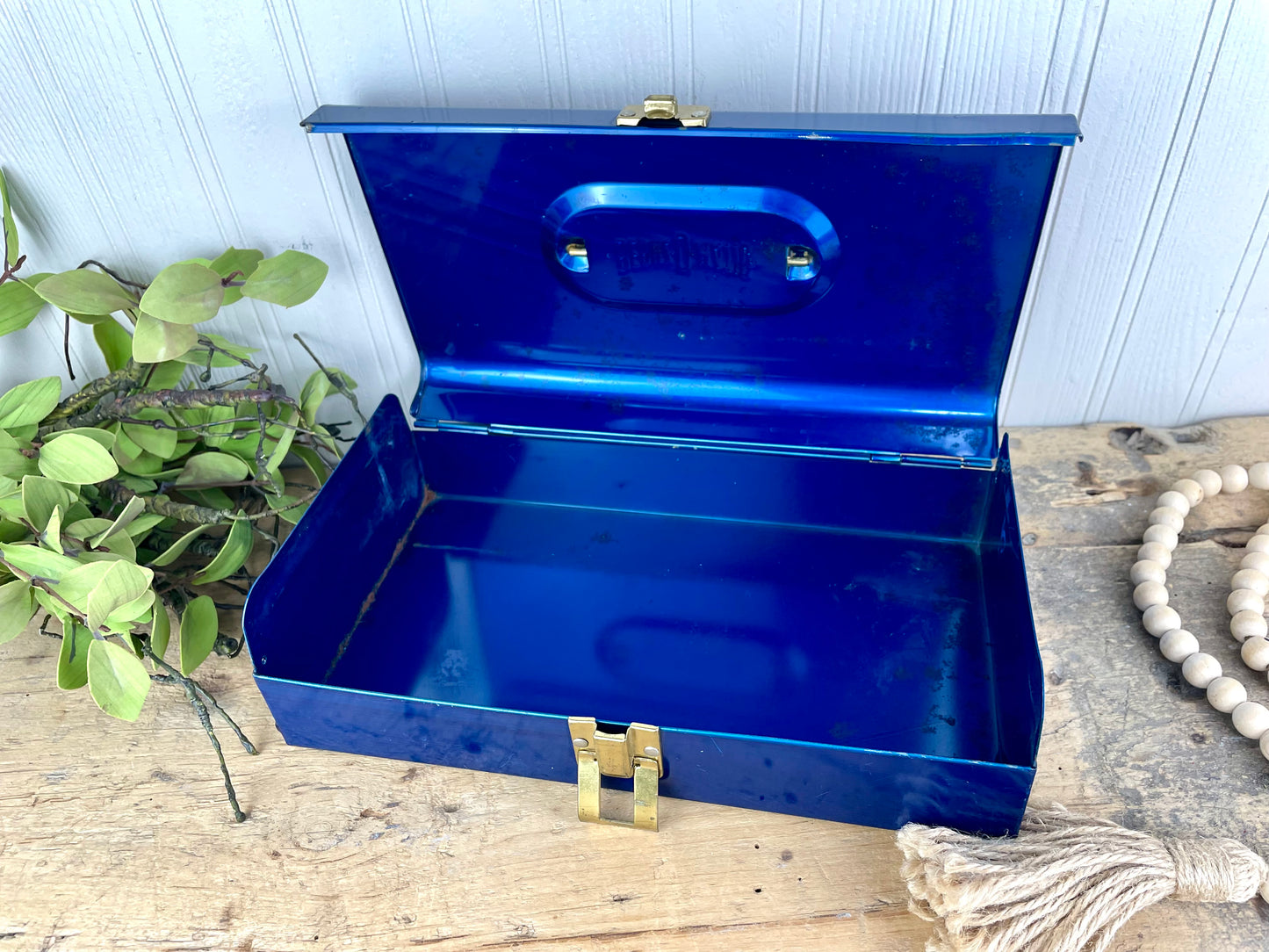 Vintage Metal Bernz-O-Matic Blue Toolbox