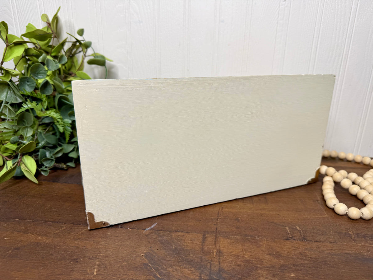 Upcycled Letter Organizer with Roses
