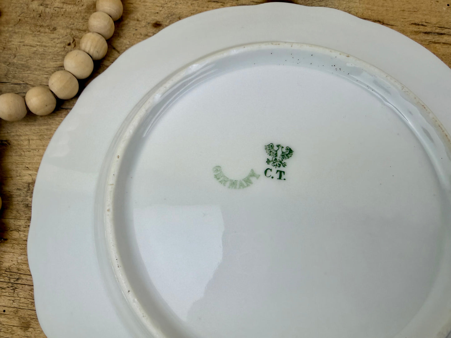 Antique C.T. Altwasser German Porcelain Plate