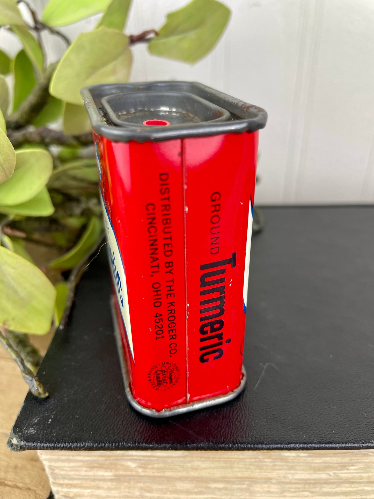 Vintage Kroger Ground Turmeric Spice Tin