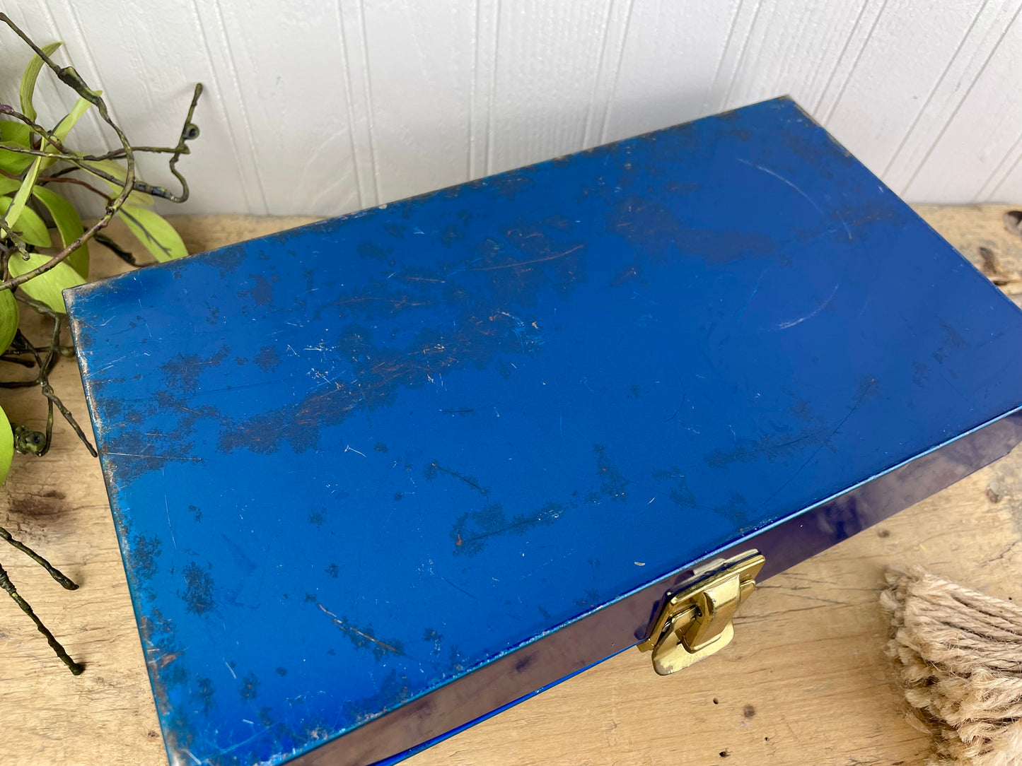 Vintage Metal Bernz-O-Matic Blue Toolbox