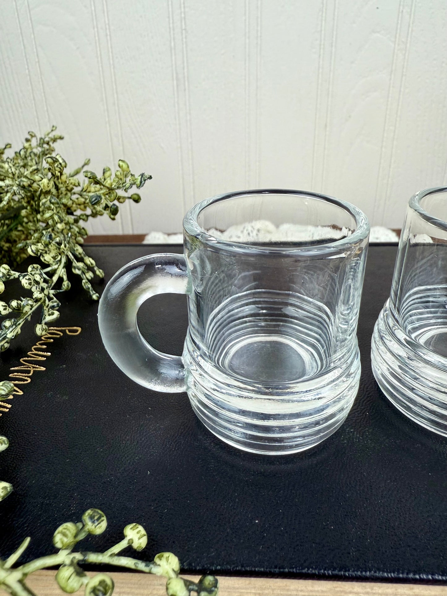 Vintage Set of Beer Belly Shot Glasses