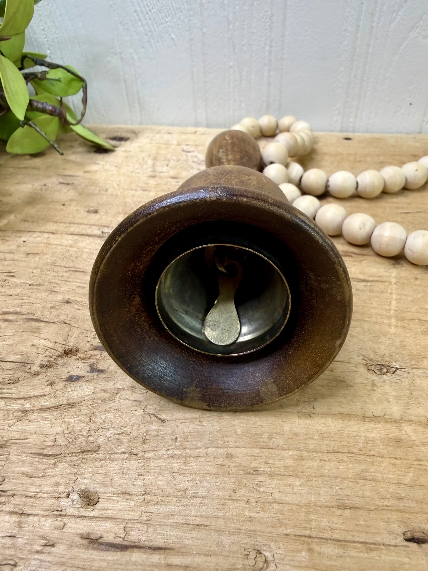 Vintage V.G. Wood Desk Teacher Bell