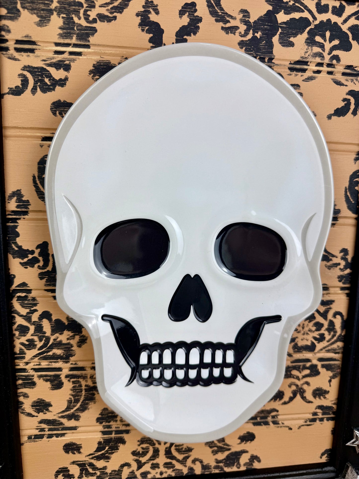 Handmade Upcycled Halloween Wall Art