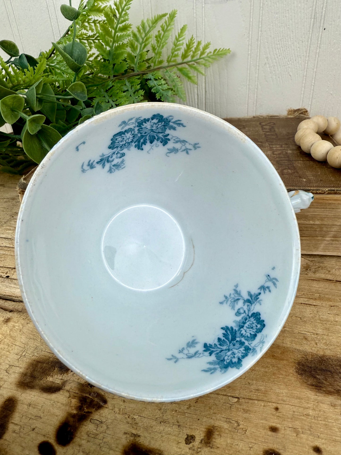 Vintage Alfred Meakin Blue & White Glenmere Teacup