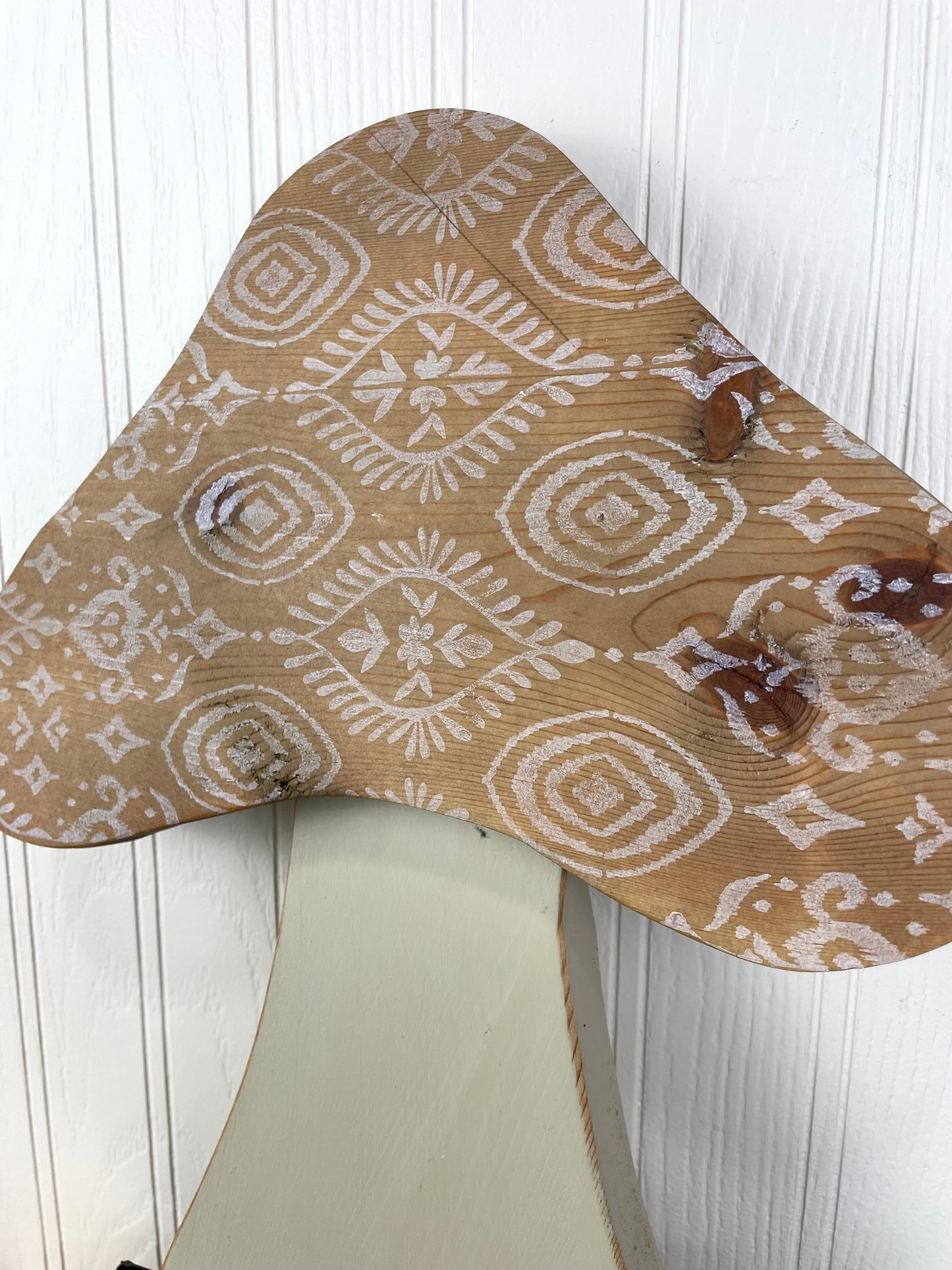 Handmade Reclaimed Barn Wood Mushroom Wall Art- A