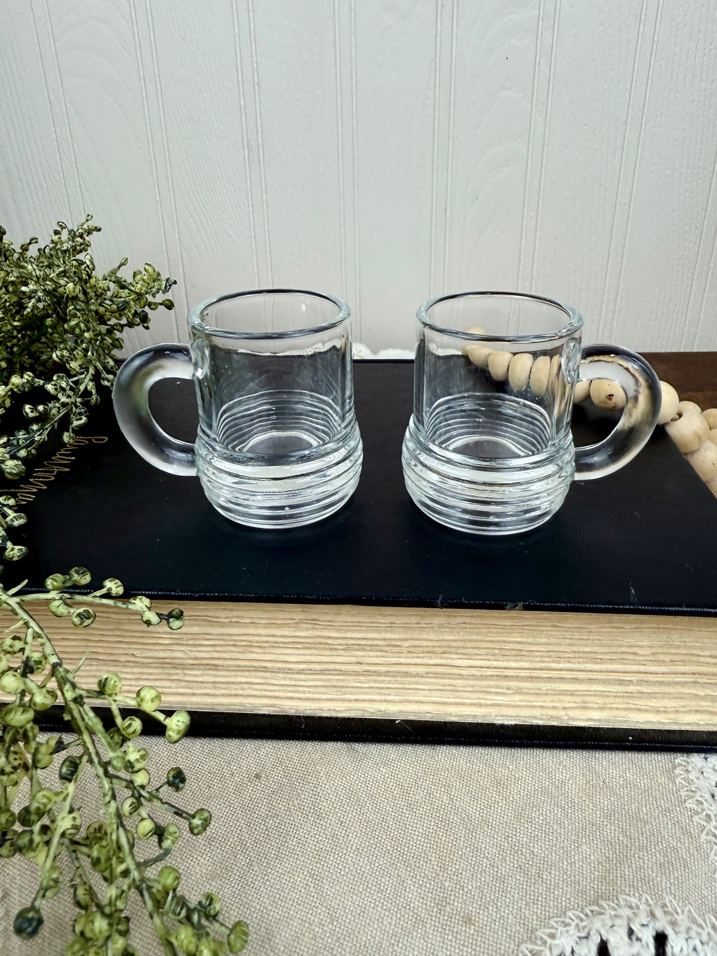 Vintage Set of Beer Belly Shot Glasses