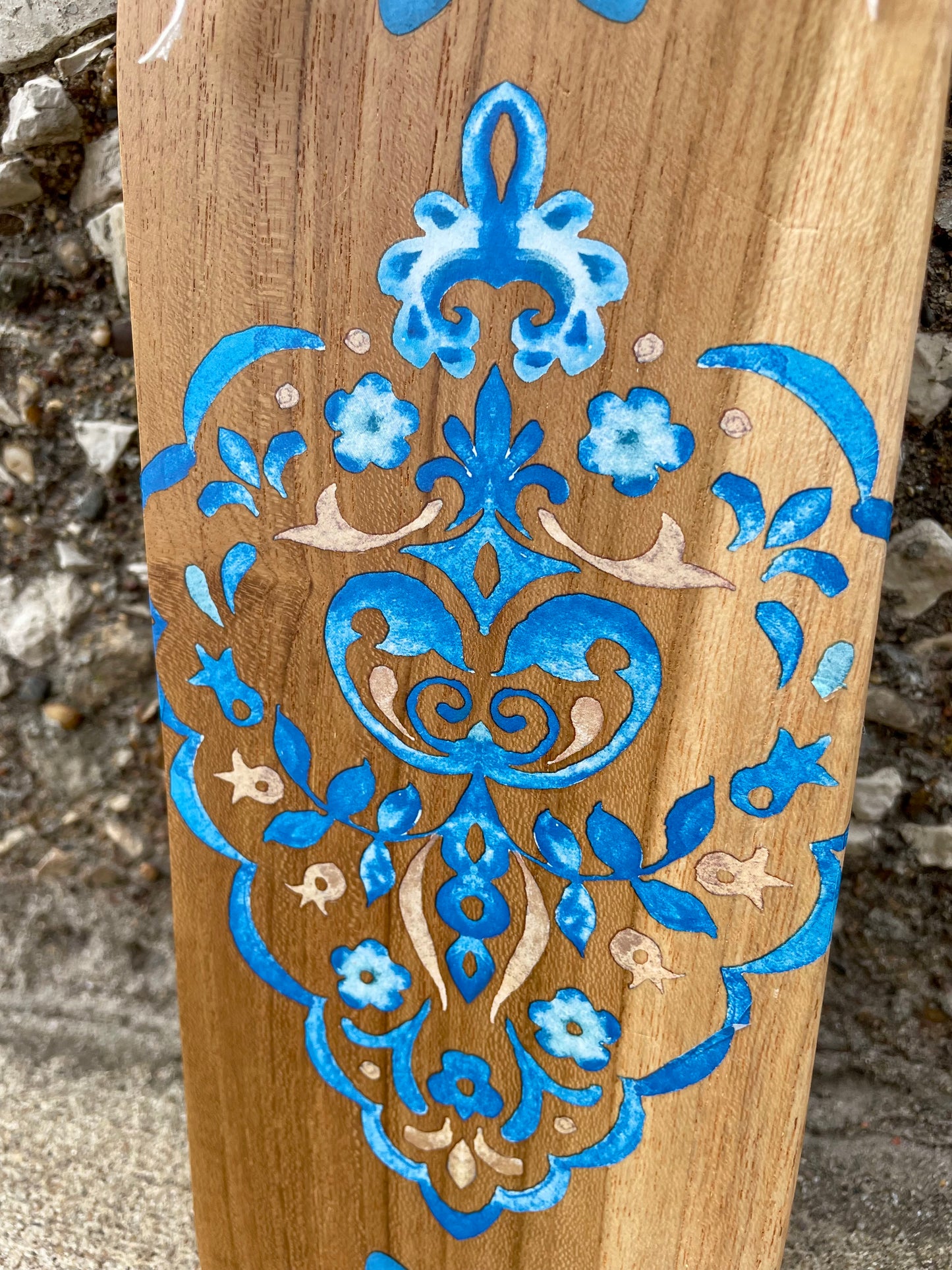Upcycled Decor Board with Boho Details