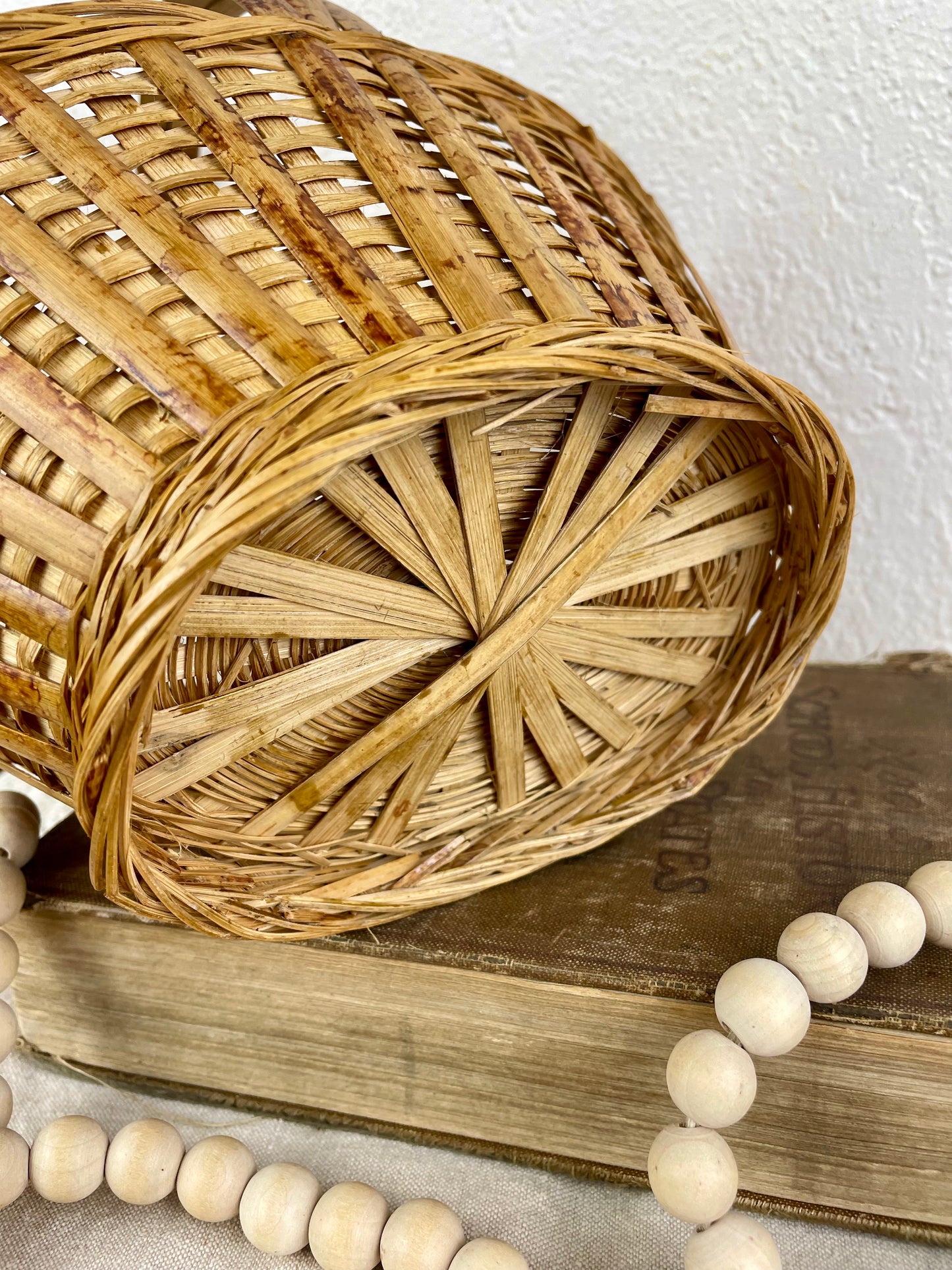 Vintage Basket with Handle