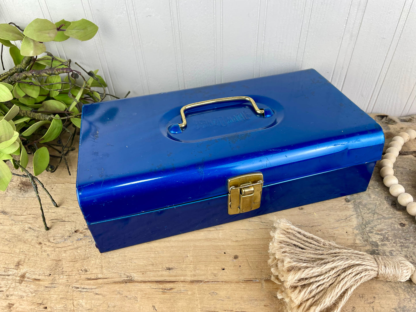 Vintage Metal Bernz-O-Matic Blue Toolbox