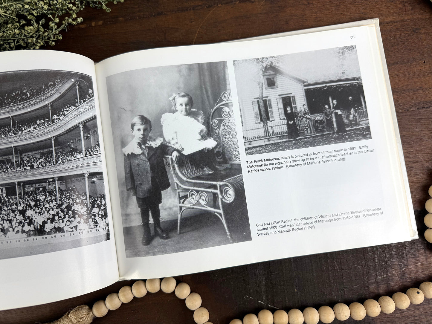 Vintage Hardcover “People & Places” Book- History of Eastern Iowa