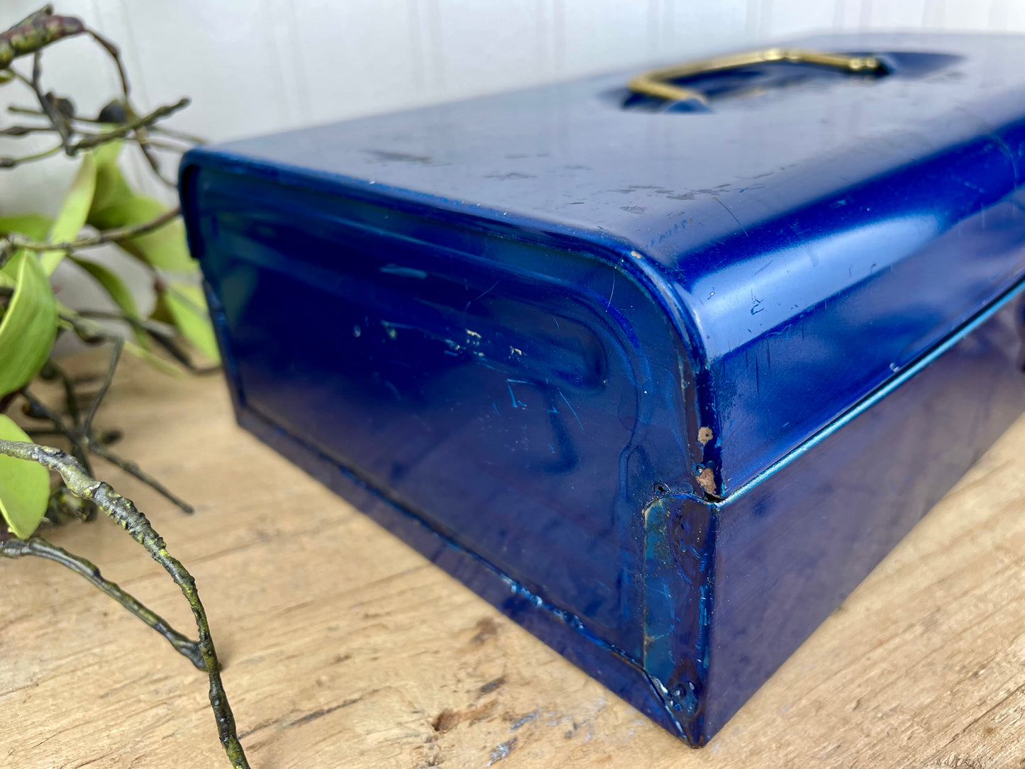 Vintage Metal Bernz-O-Matic Blue Toolbox