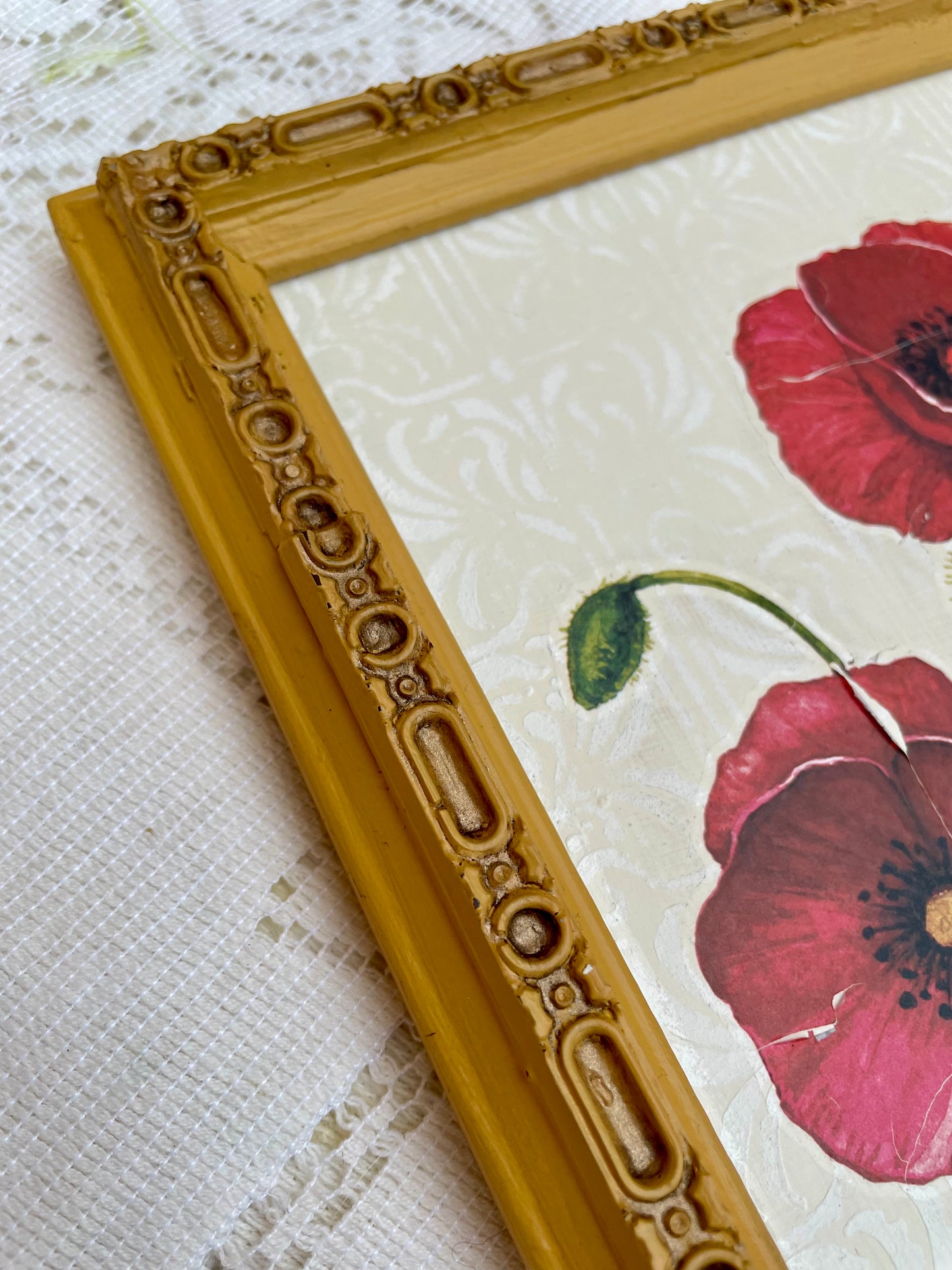 Upcycled “Think Happy Thoughts” Wall Sign