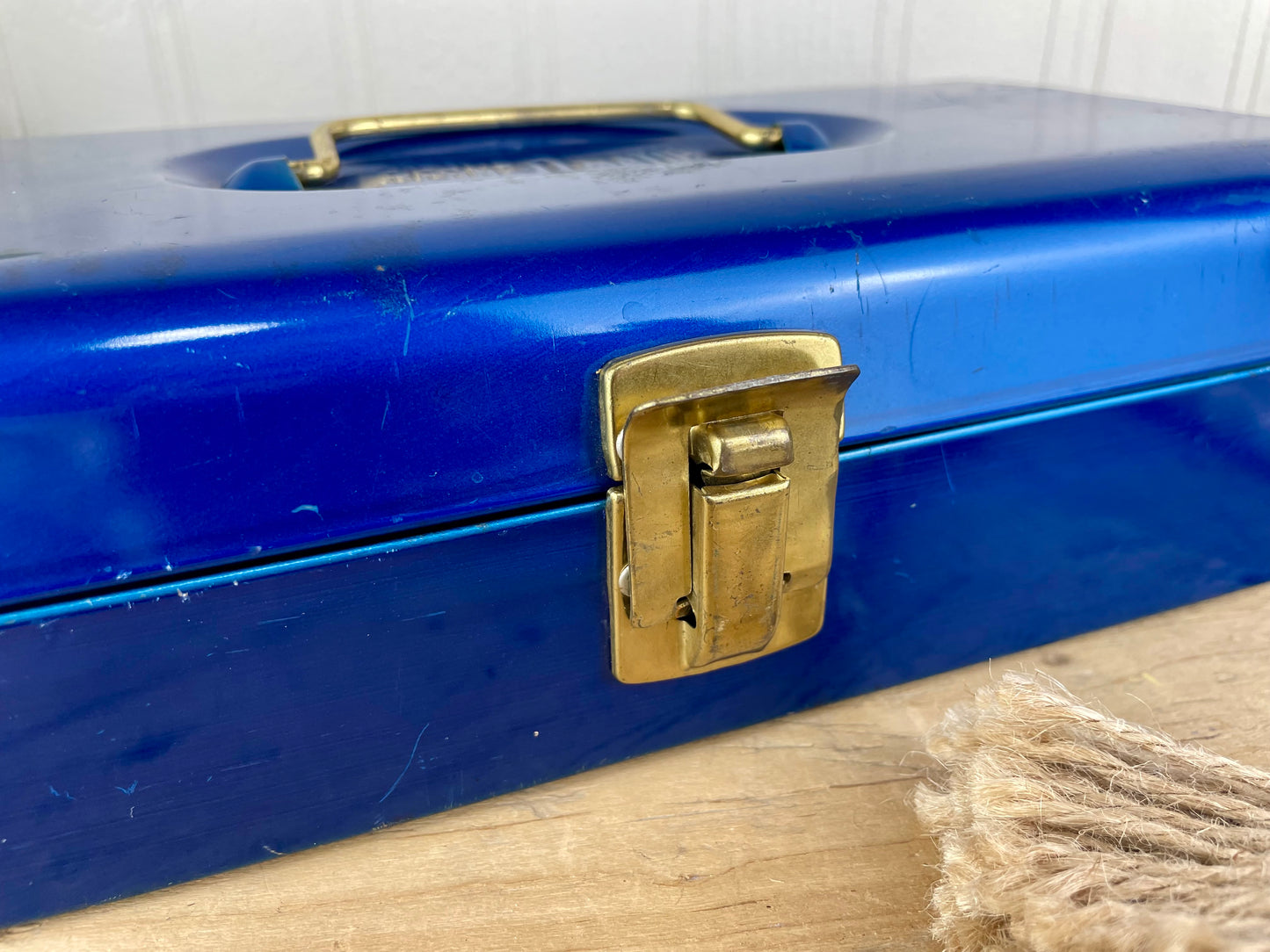 Vintage Metal Bernz-O-Matic Blue Toolbox