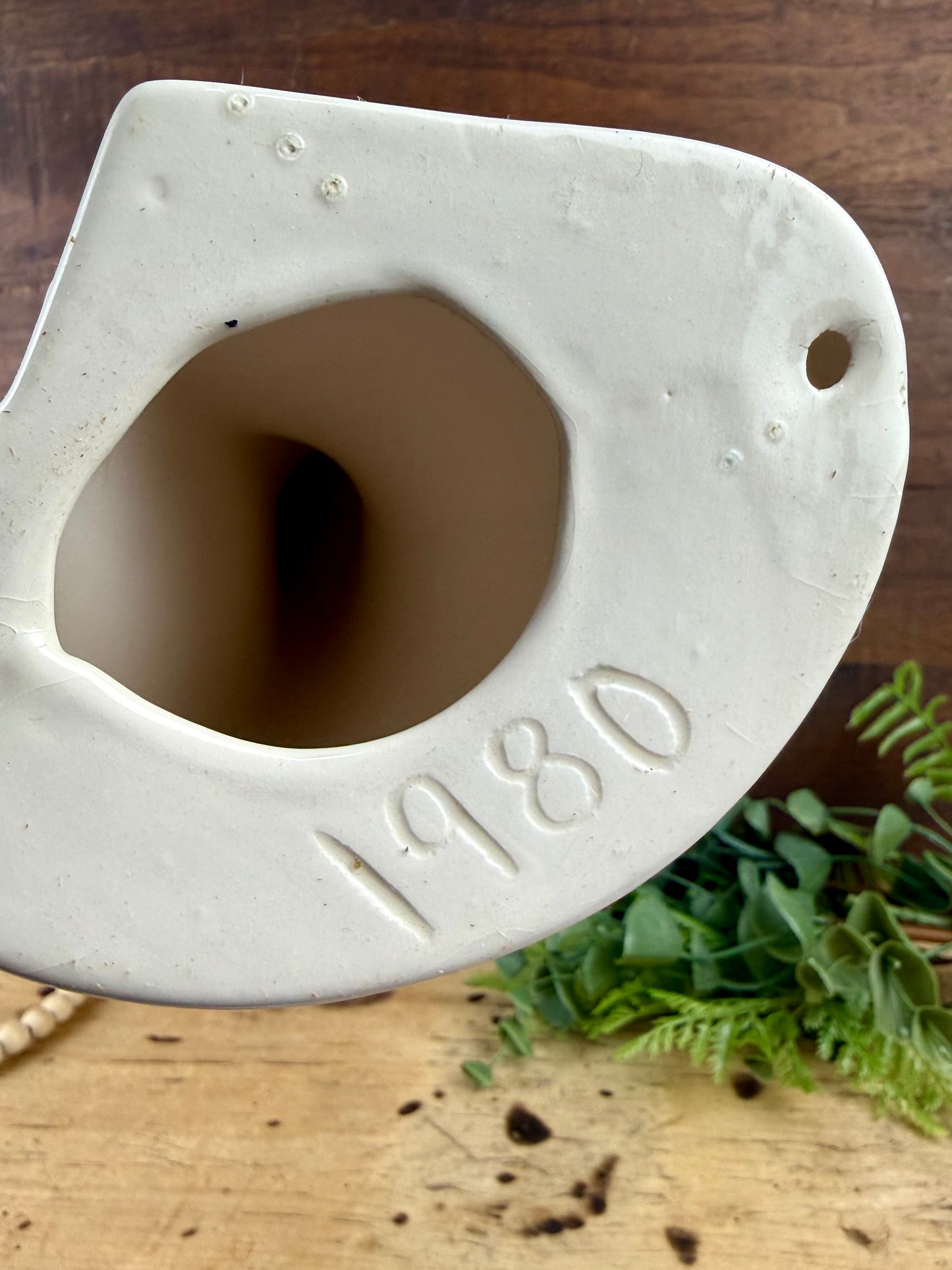 Vintage Mid-Century Seagull in Flight Ceramic Statue