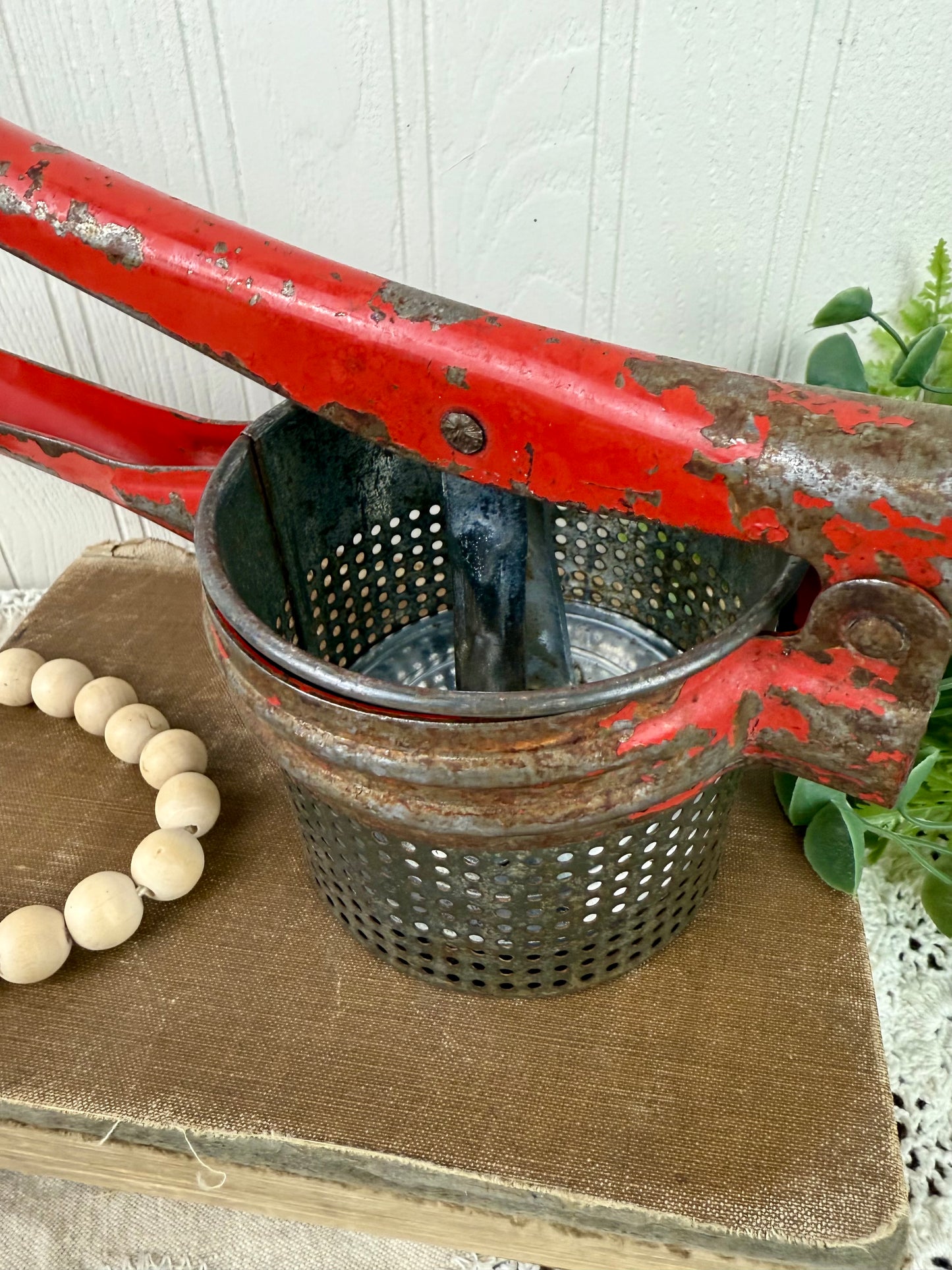 Vintage 1940’s Metal Potato Ricer