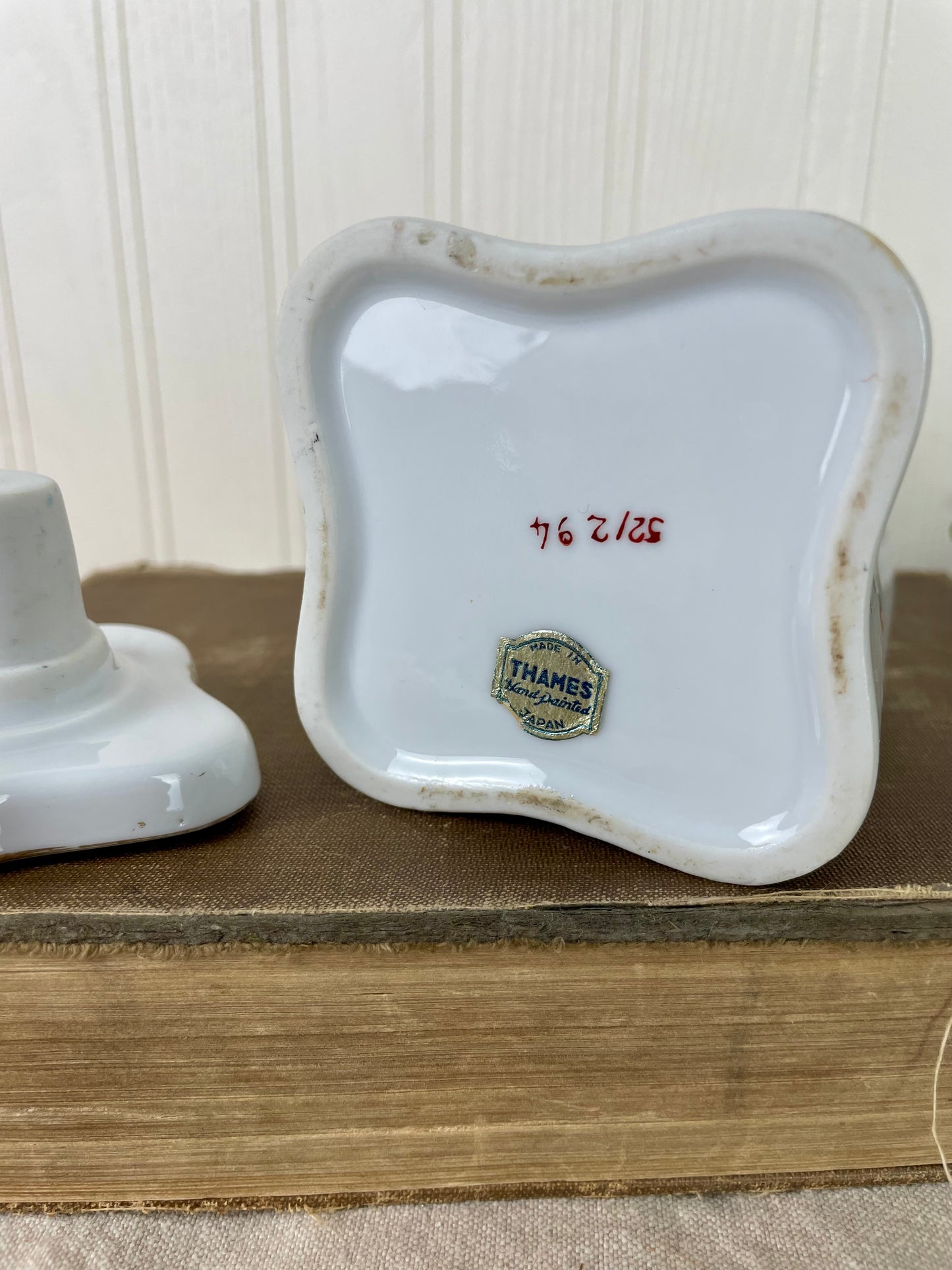 Vintage Hand Painted Japanese Porcelain Perfume Bottle