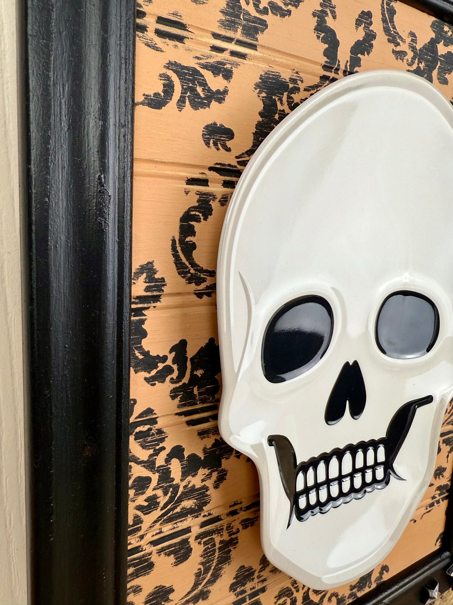 Handmade Upcycled Halloween Wall Art