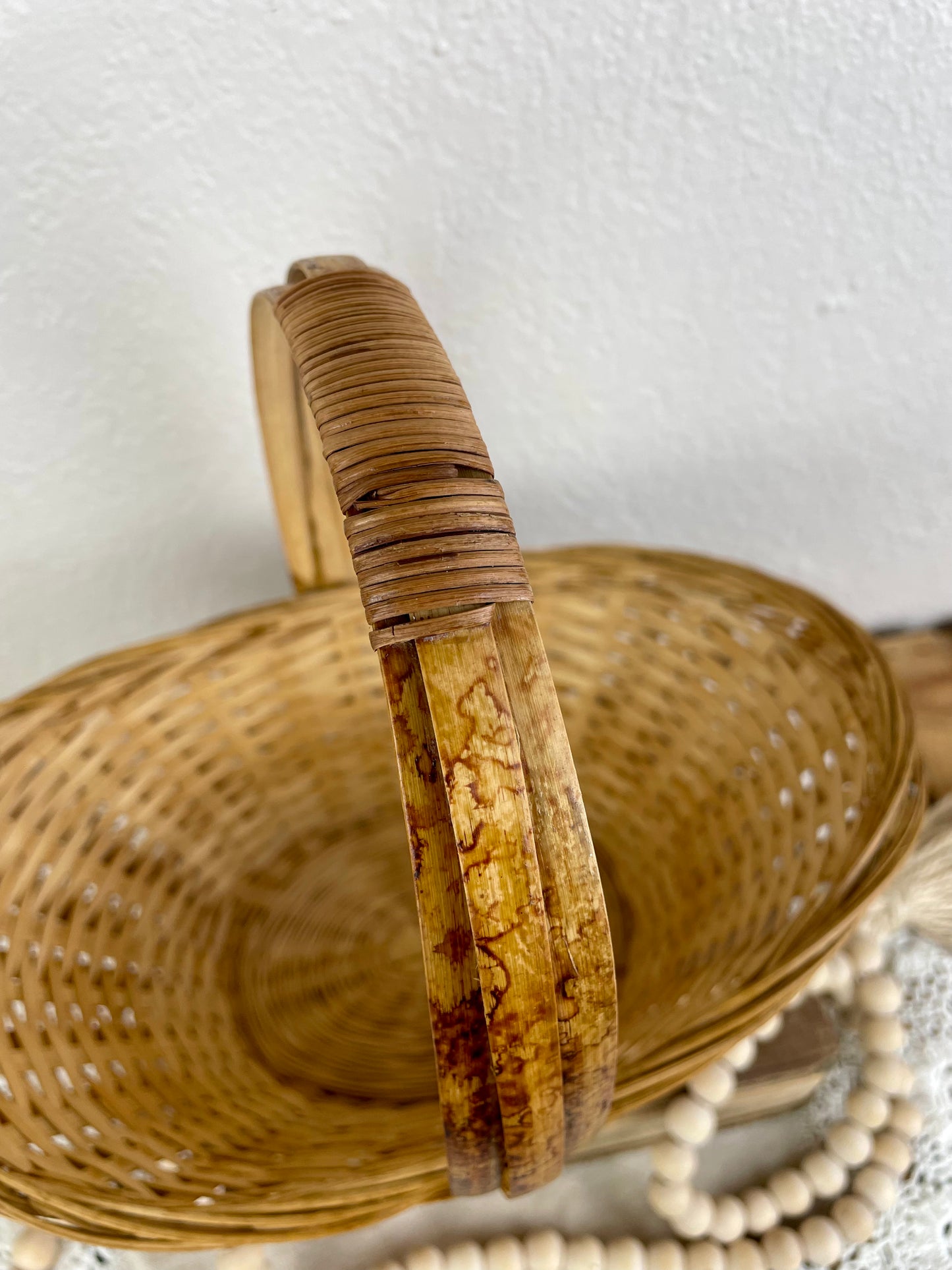 Vintage Basket with Handle
