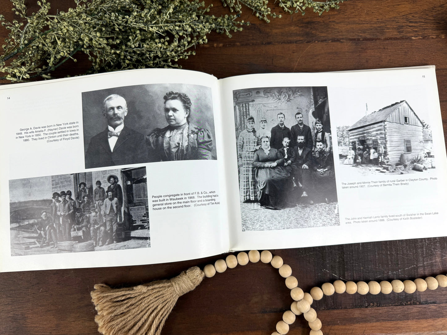 Vintage Hardcover “People & Places” Book- History of Eastern Iowa