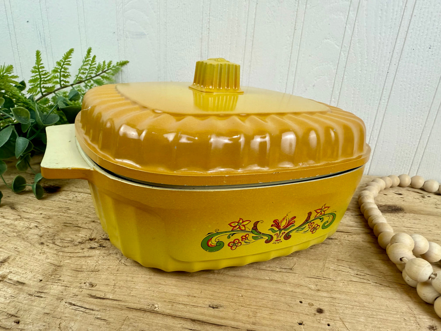 Vintage Nordic Ware Cast Aluminum Baking Dish with Lid