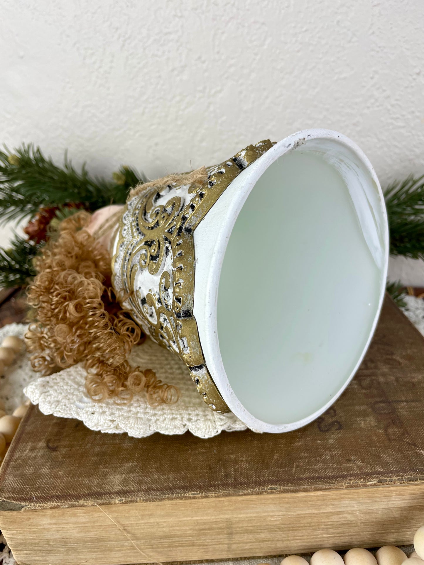 Handmade Upcycled Angel Tree Topper