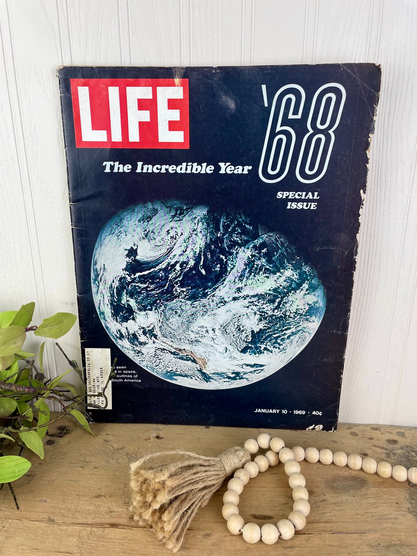 Vintage Life Magazine Year in Review Issue 1968