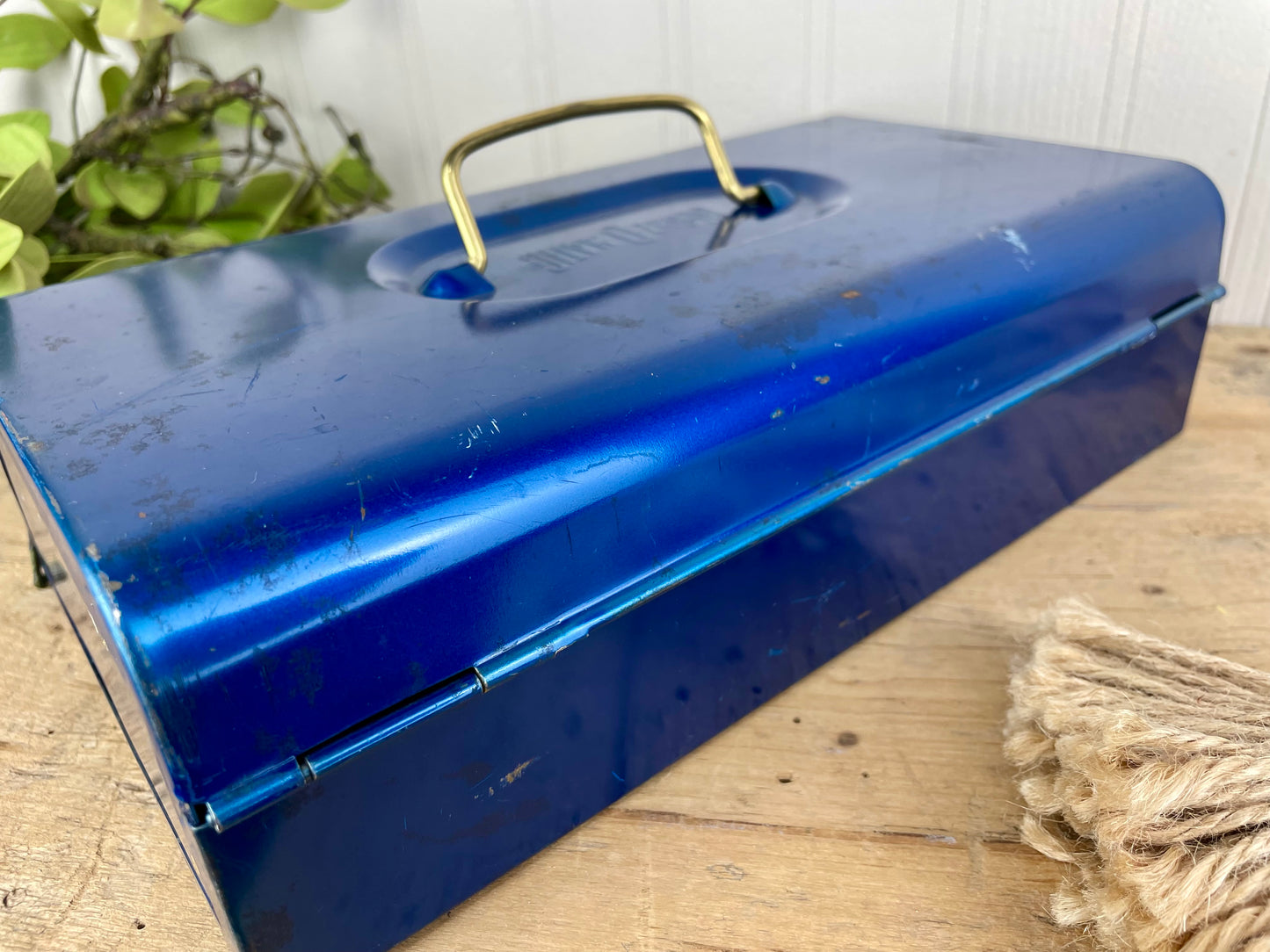 Vintage Metal Bernz-O-Matic Blue Toolbox