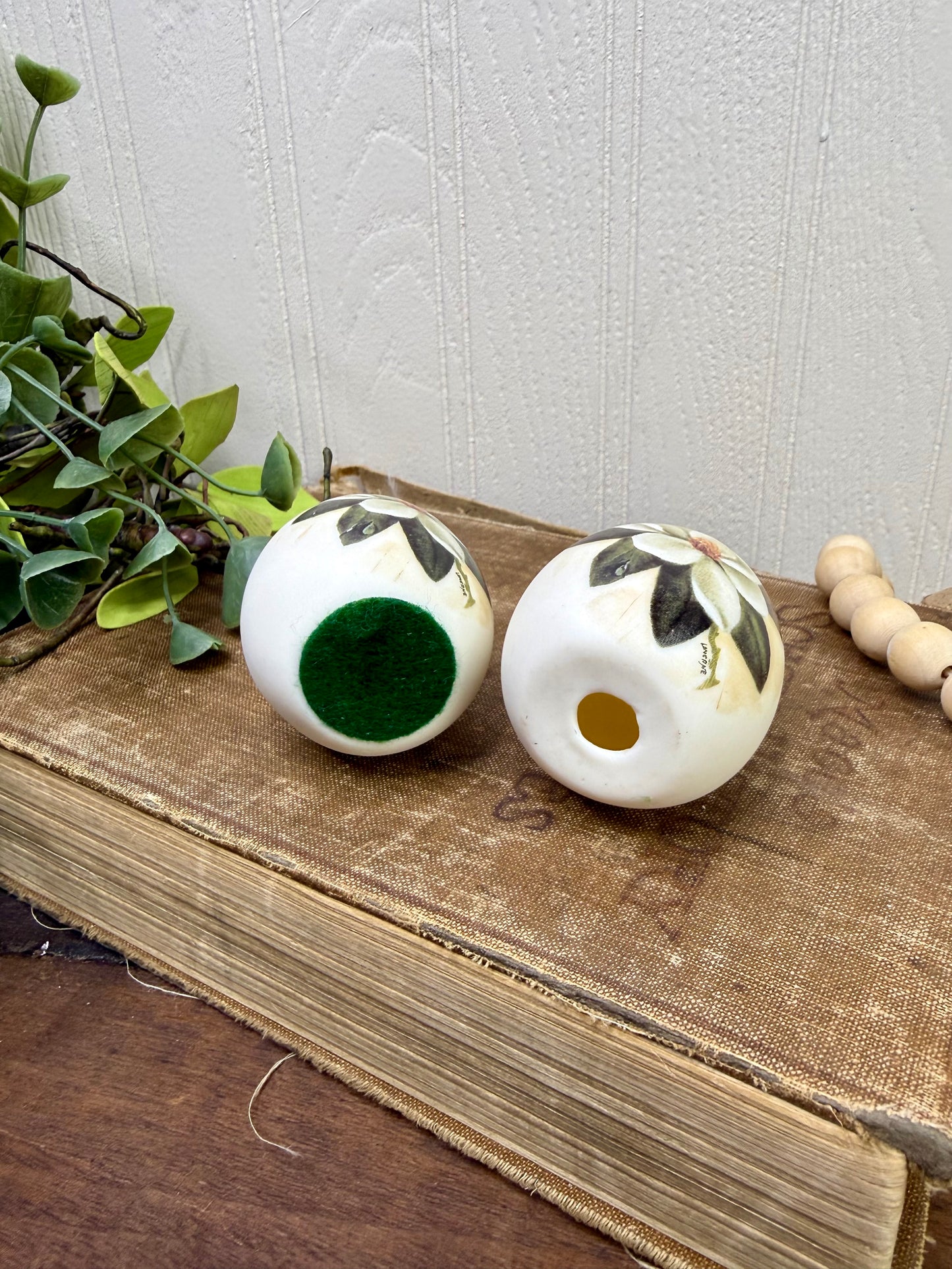 Vintage Laverne Pottery Ceramic Egg Set