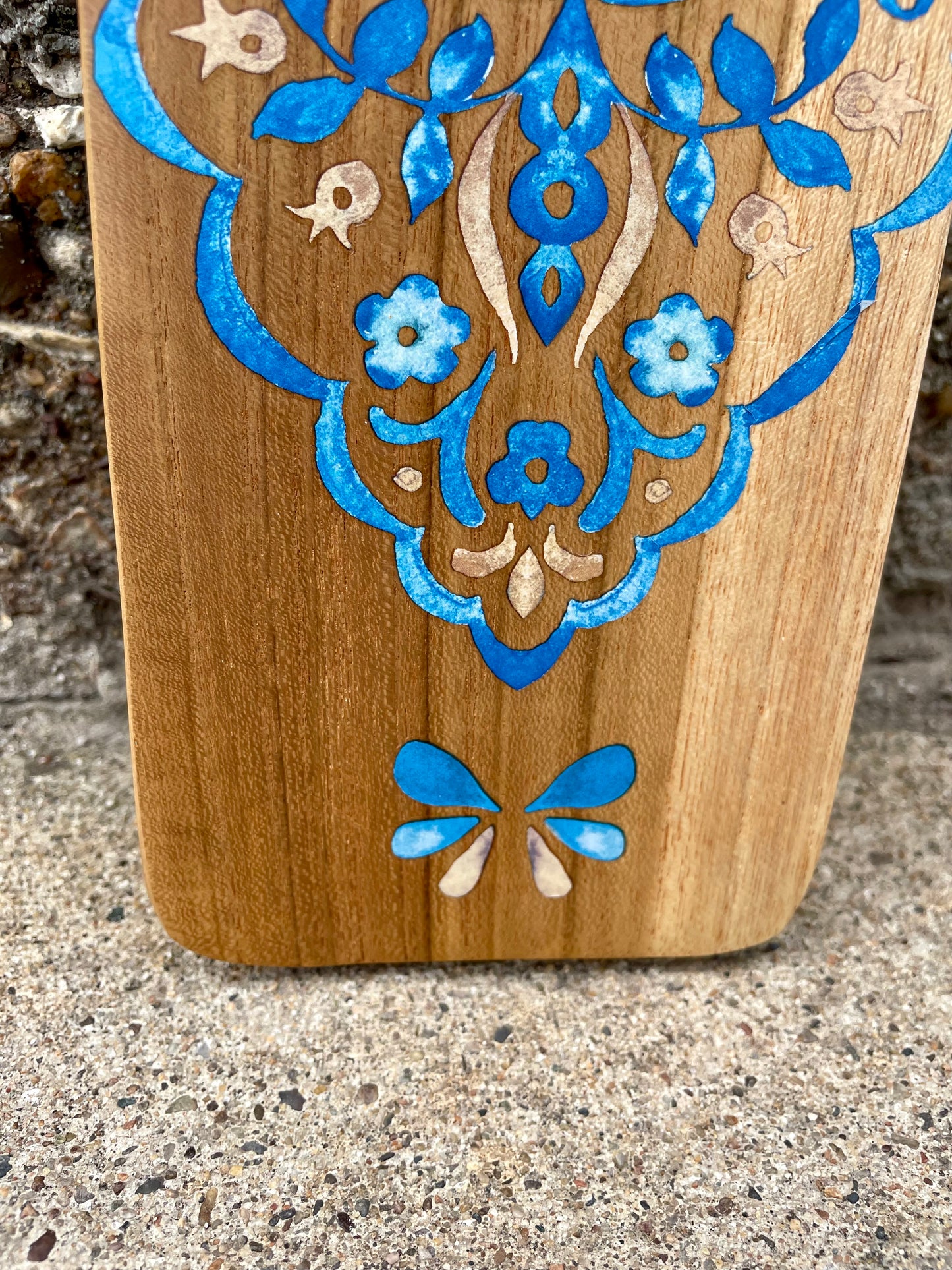 Upcycled Decor Board with Boho Details