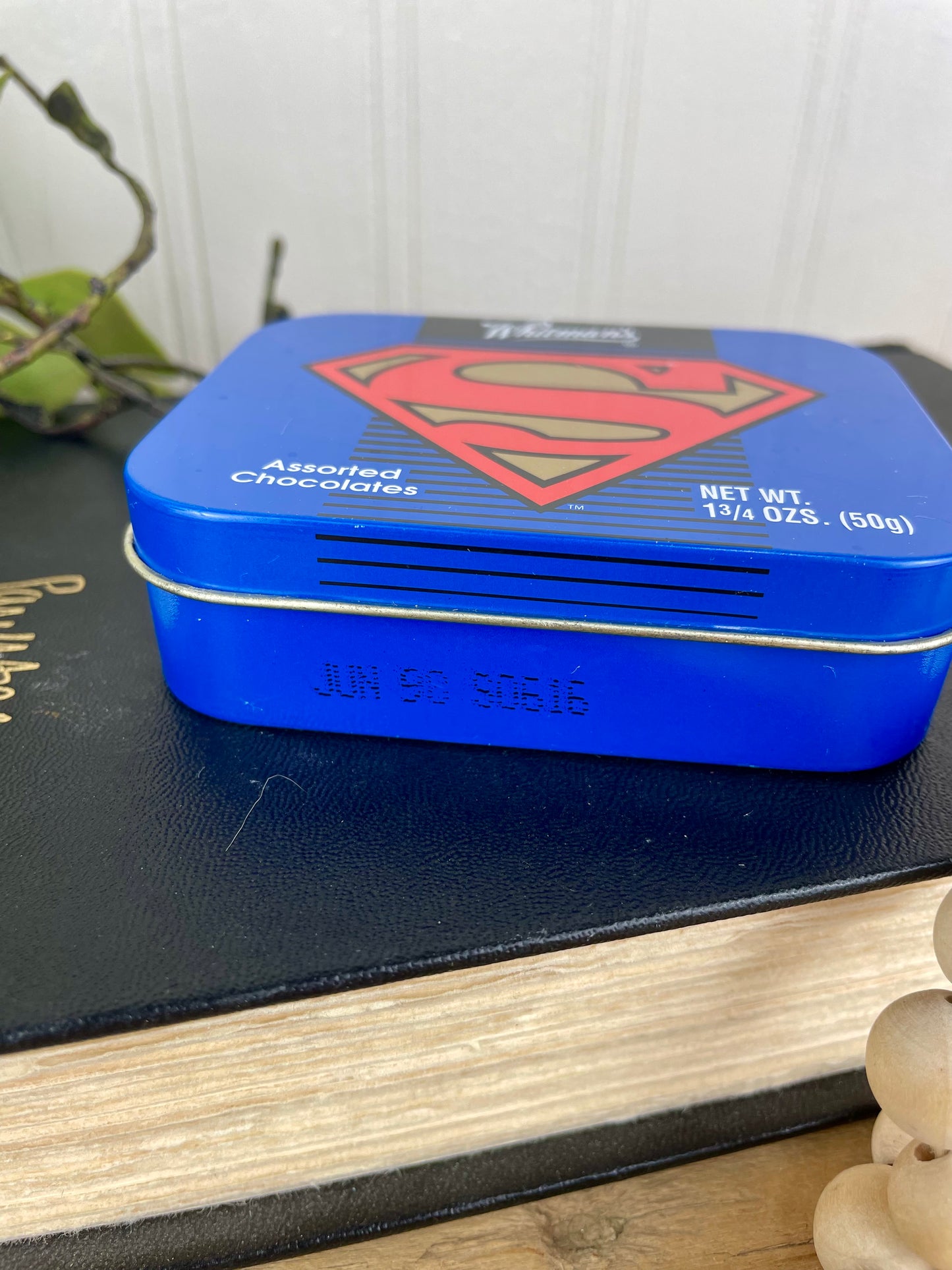 Vintage Superman Whitman Chocolates Tin Box
