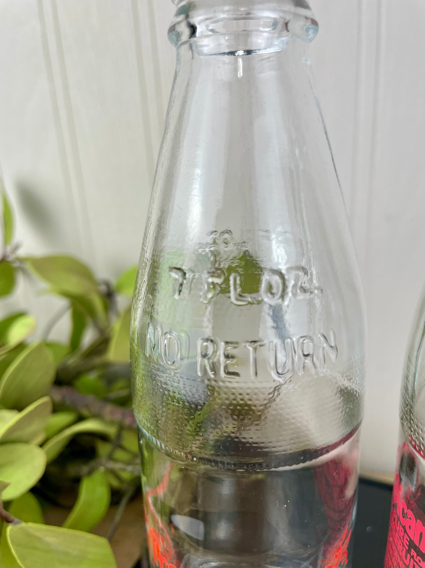 Vintage Set of 3 Glass Tropicana Juice Bottles