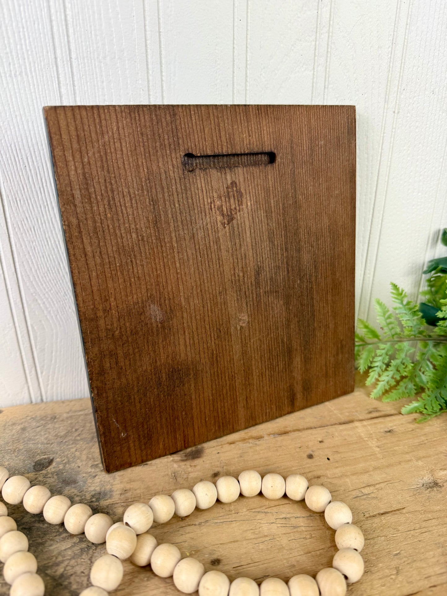 Vintage Carved Wood Blueberry Wall Plaque