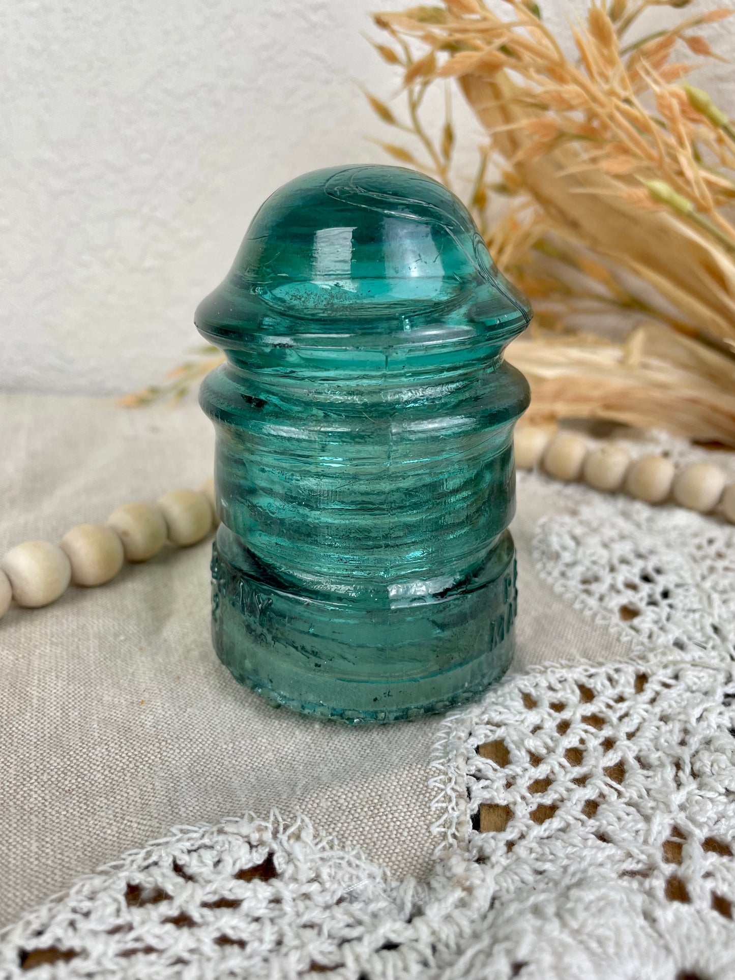 Vintage Blue Hemingray No. 12 Insulator