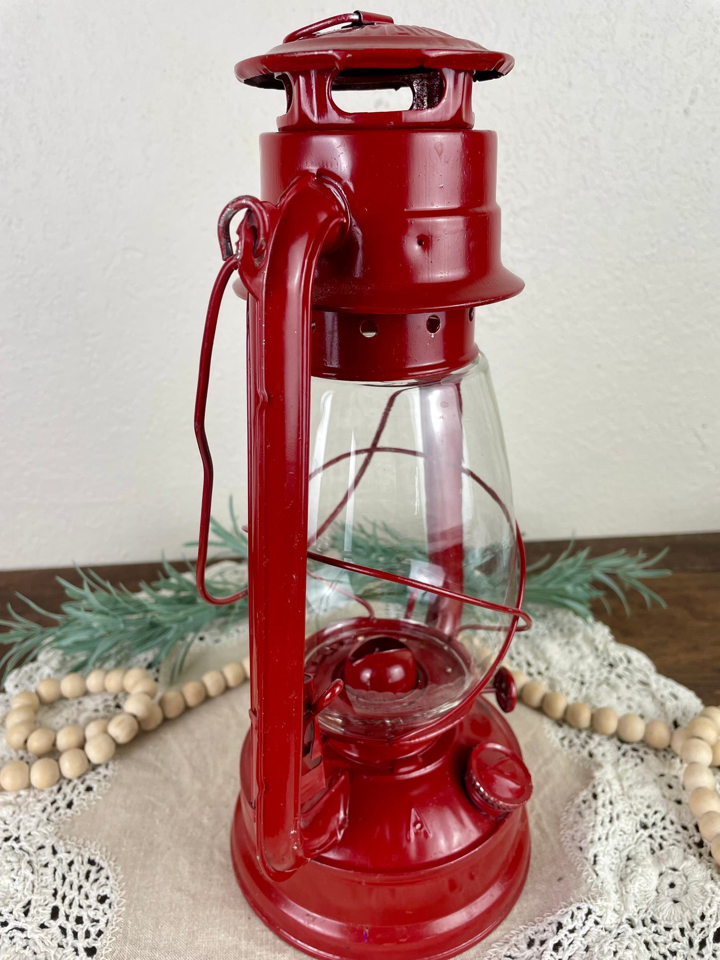Vintage American Camper Red Kerosene Lantern