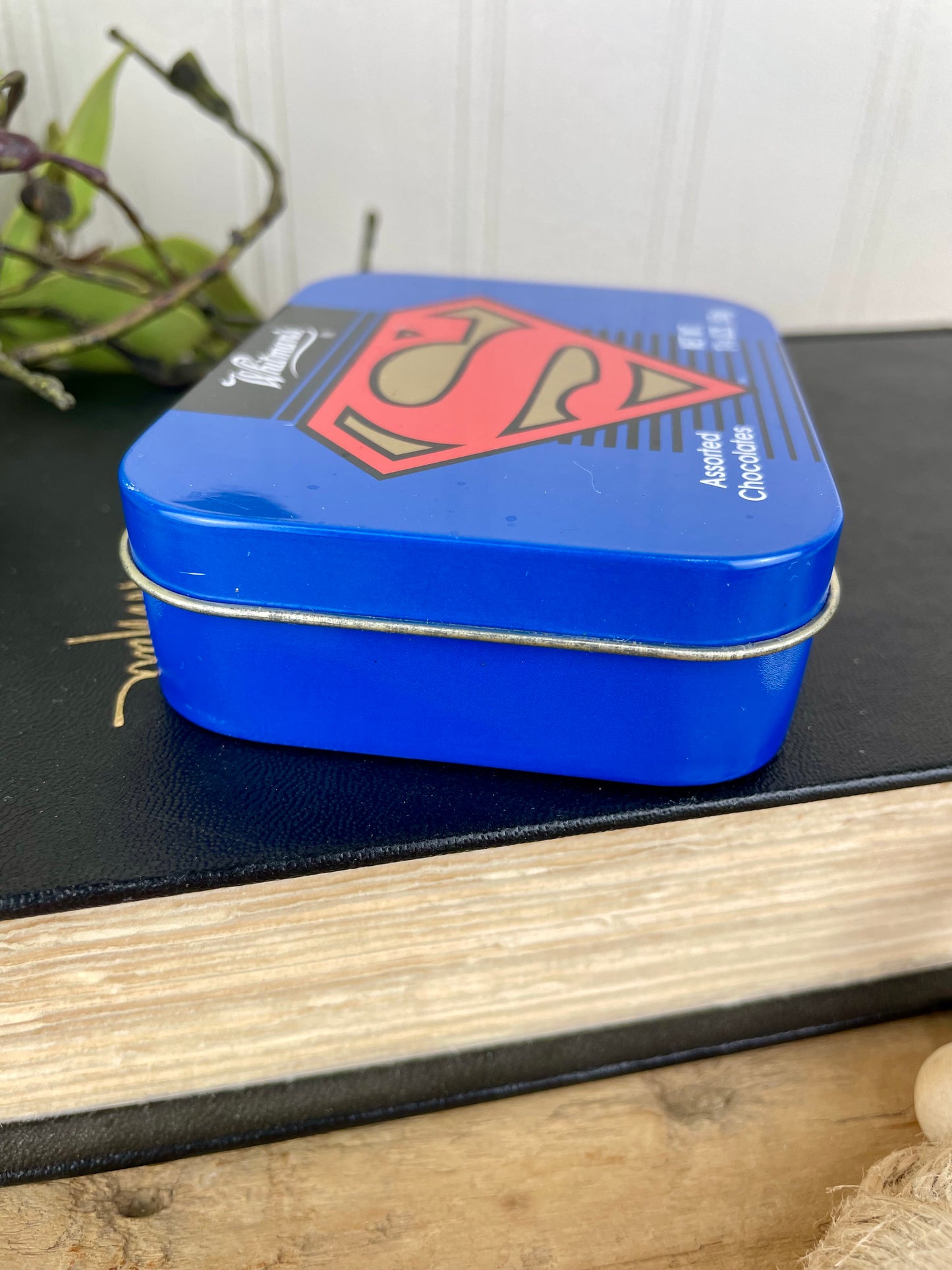 Vintage Superman Whitman Chocolates Tin Box