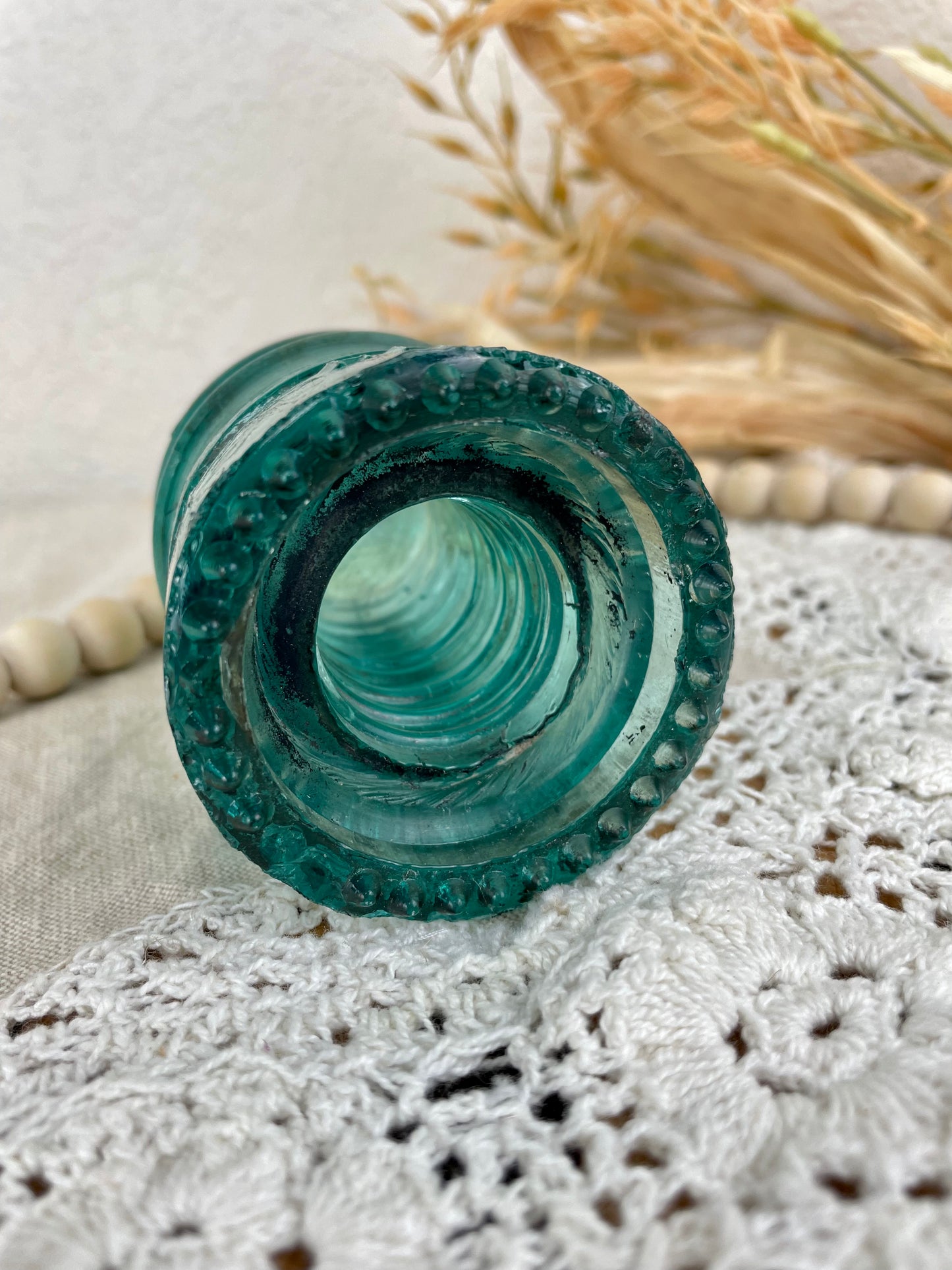 Vintage Blue Hemingray No. 12 Insulator