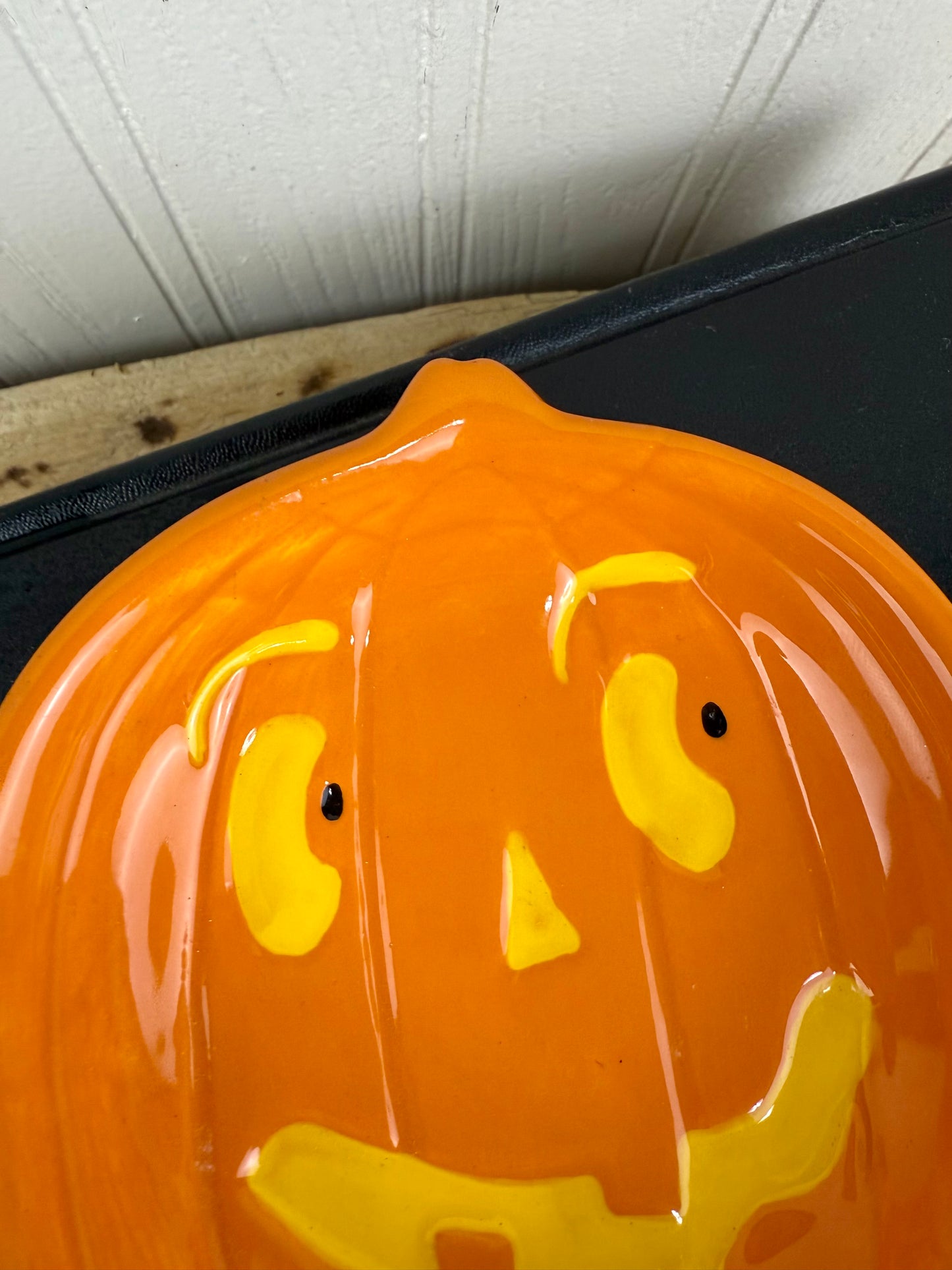 Vintage Pumpkin Trinket Dish