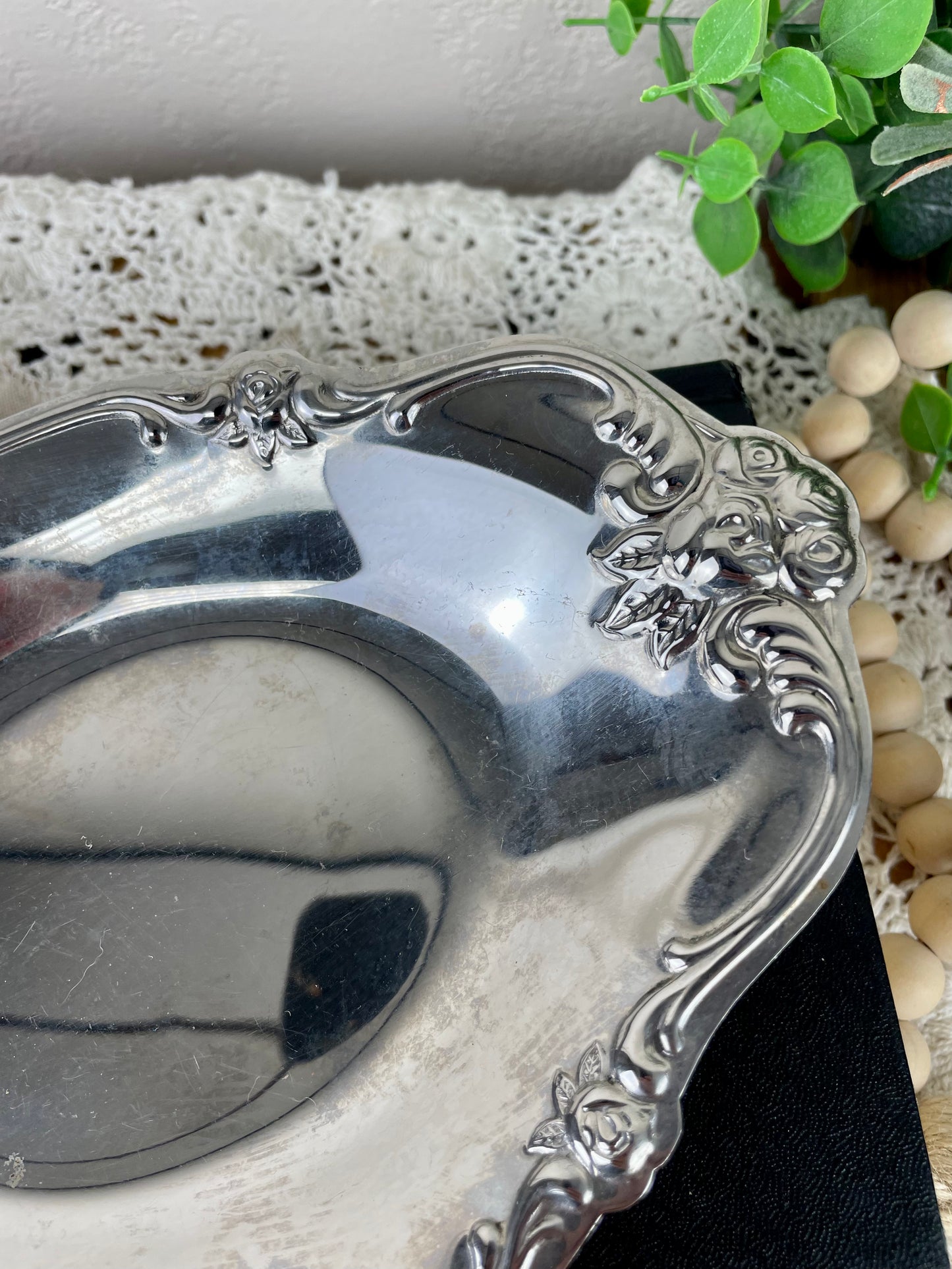 Vintage Silver Trinket Tray
