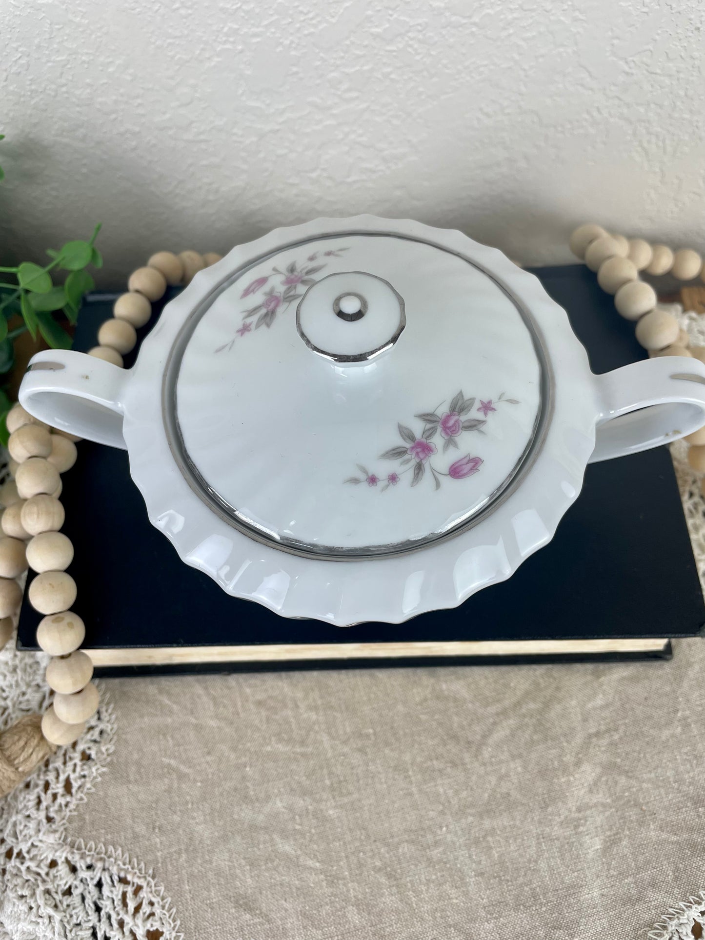 Vintage Porcelain Gold Standard China Sugar Dish