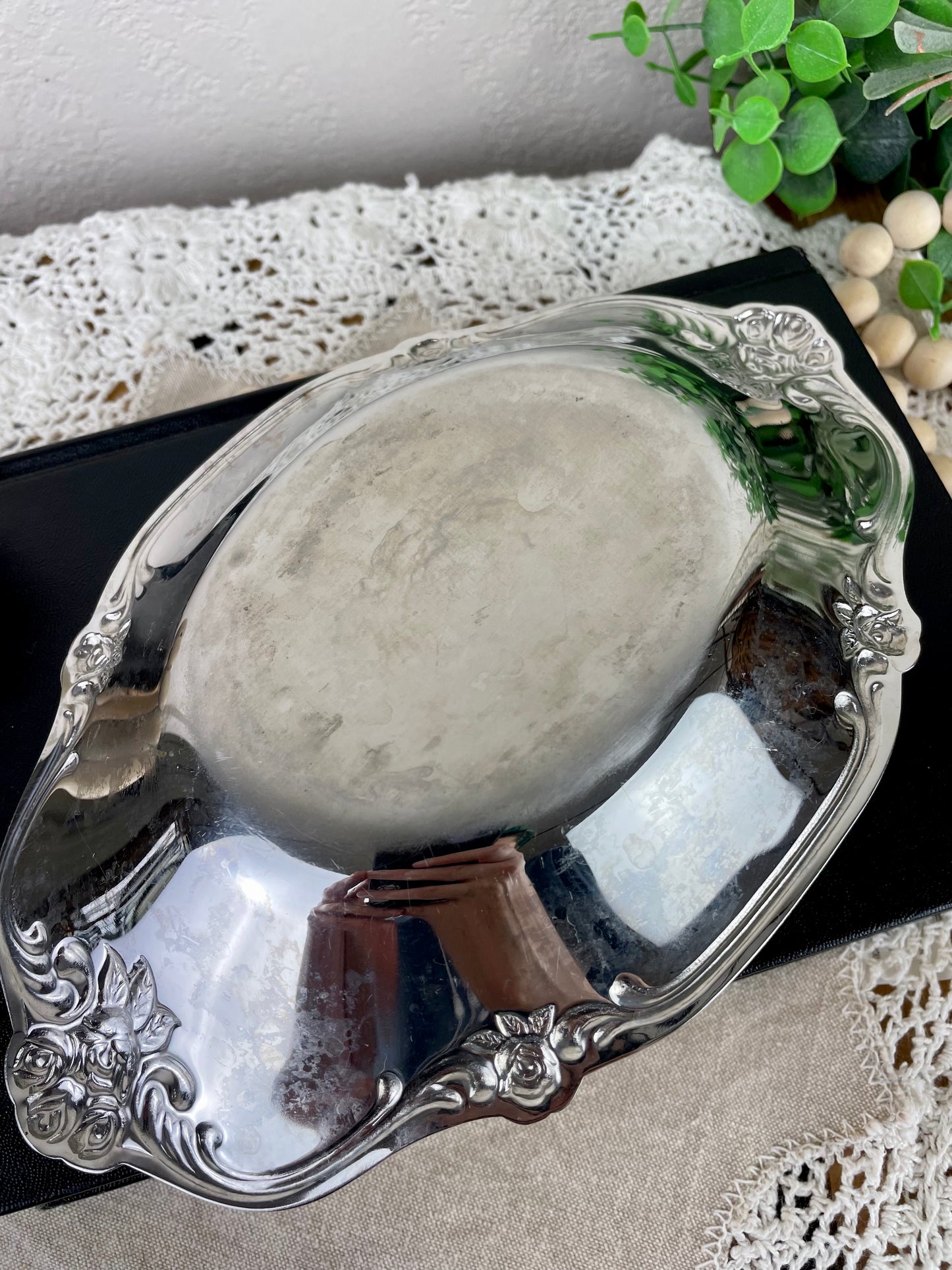 Vintage Silver Trinket Tray