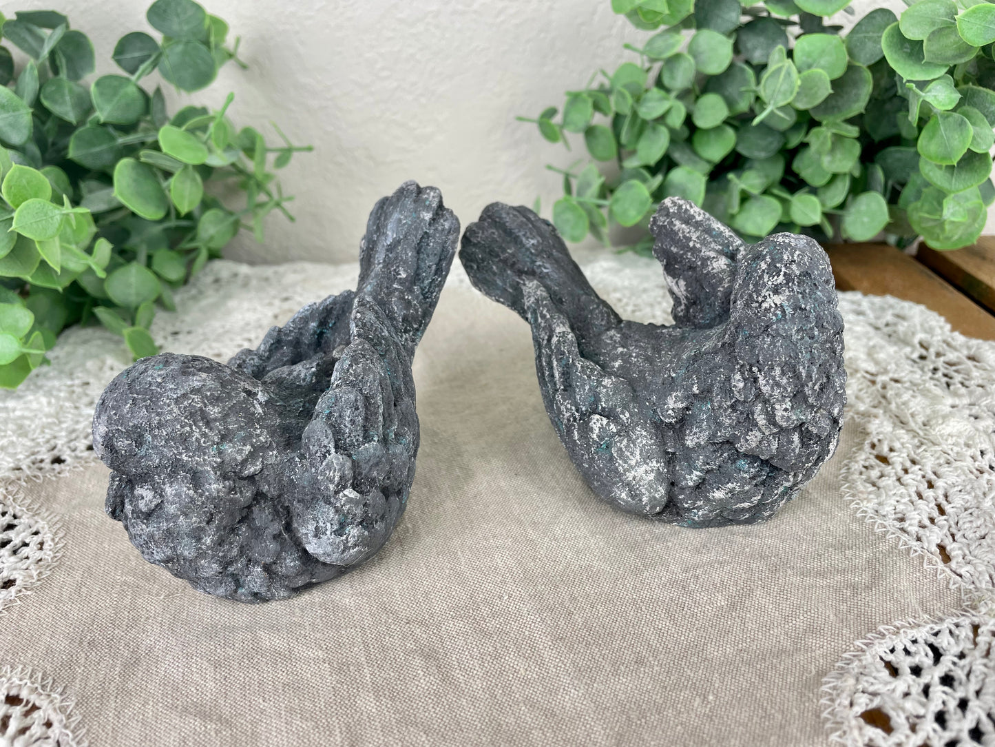 Hand Painted Ceramic Bird Set