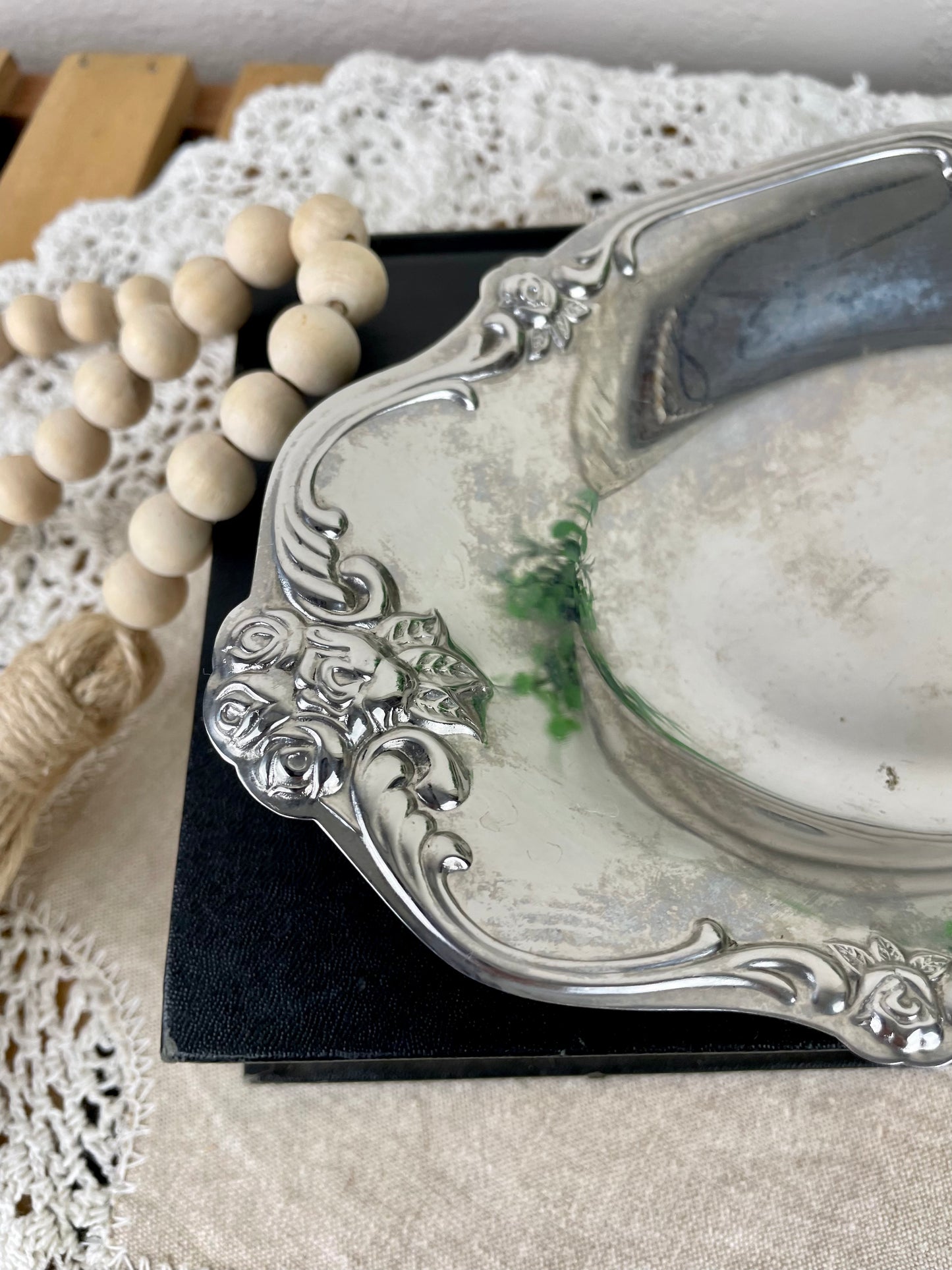 Vintage Silver Trinket Tray